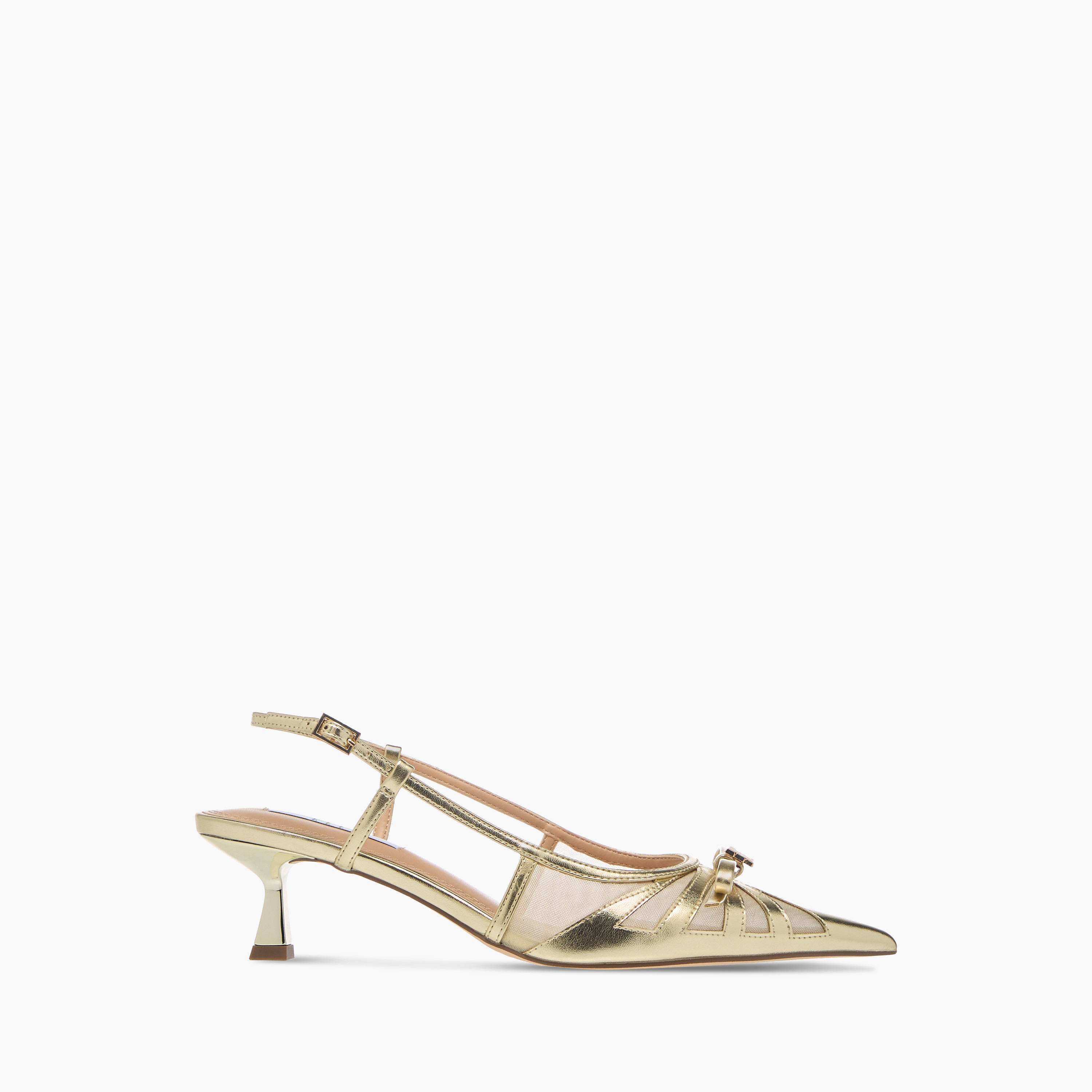 Elle Women's Bow Accent Shoes with Buckle Closure and Kitten Heels-women-shoes-sandals-heeled-image-13