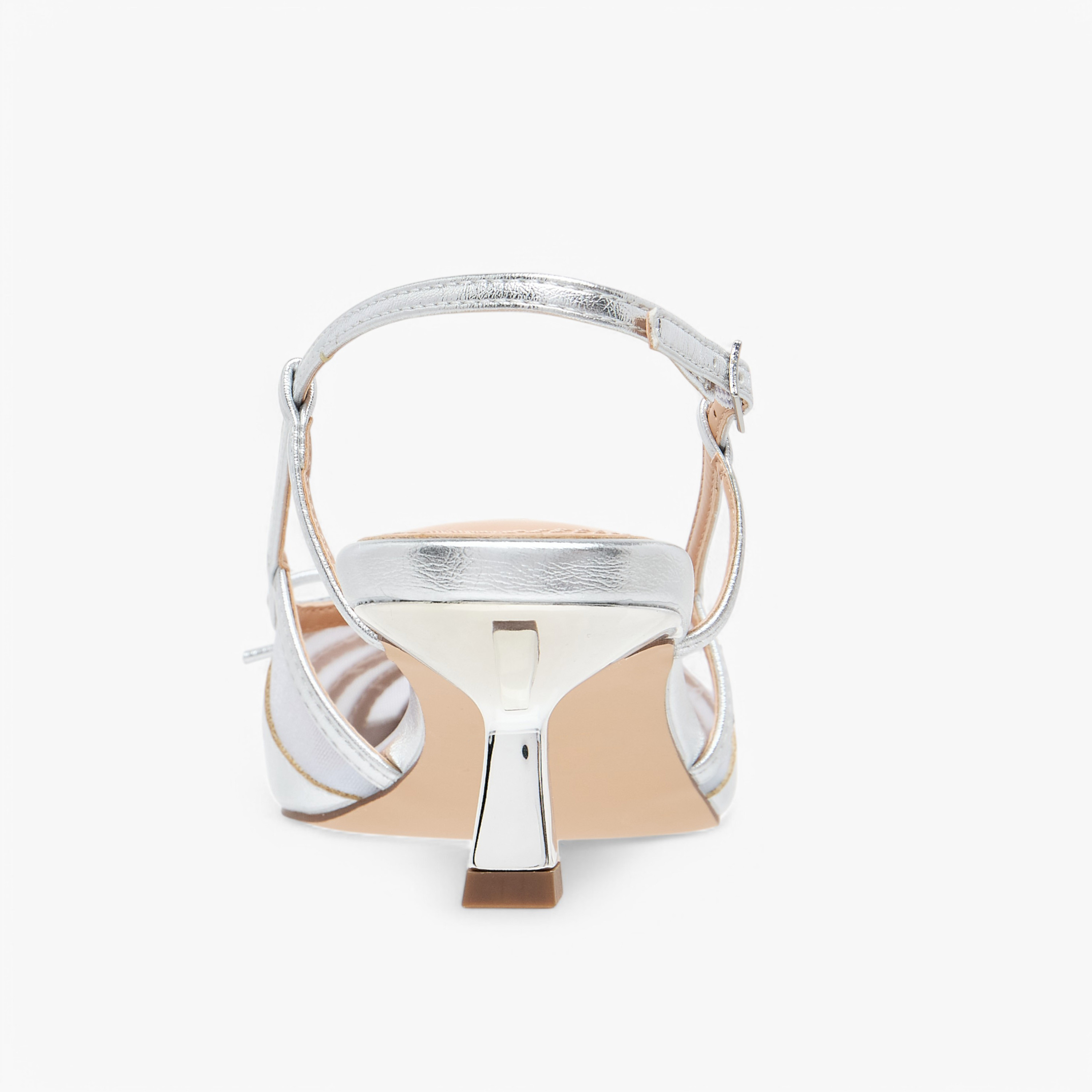 Elle Women's Bow Accent Shoes with Buckle Closure and Kitten Heels-women-shoes-sandals-heeled-image-10