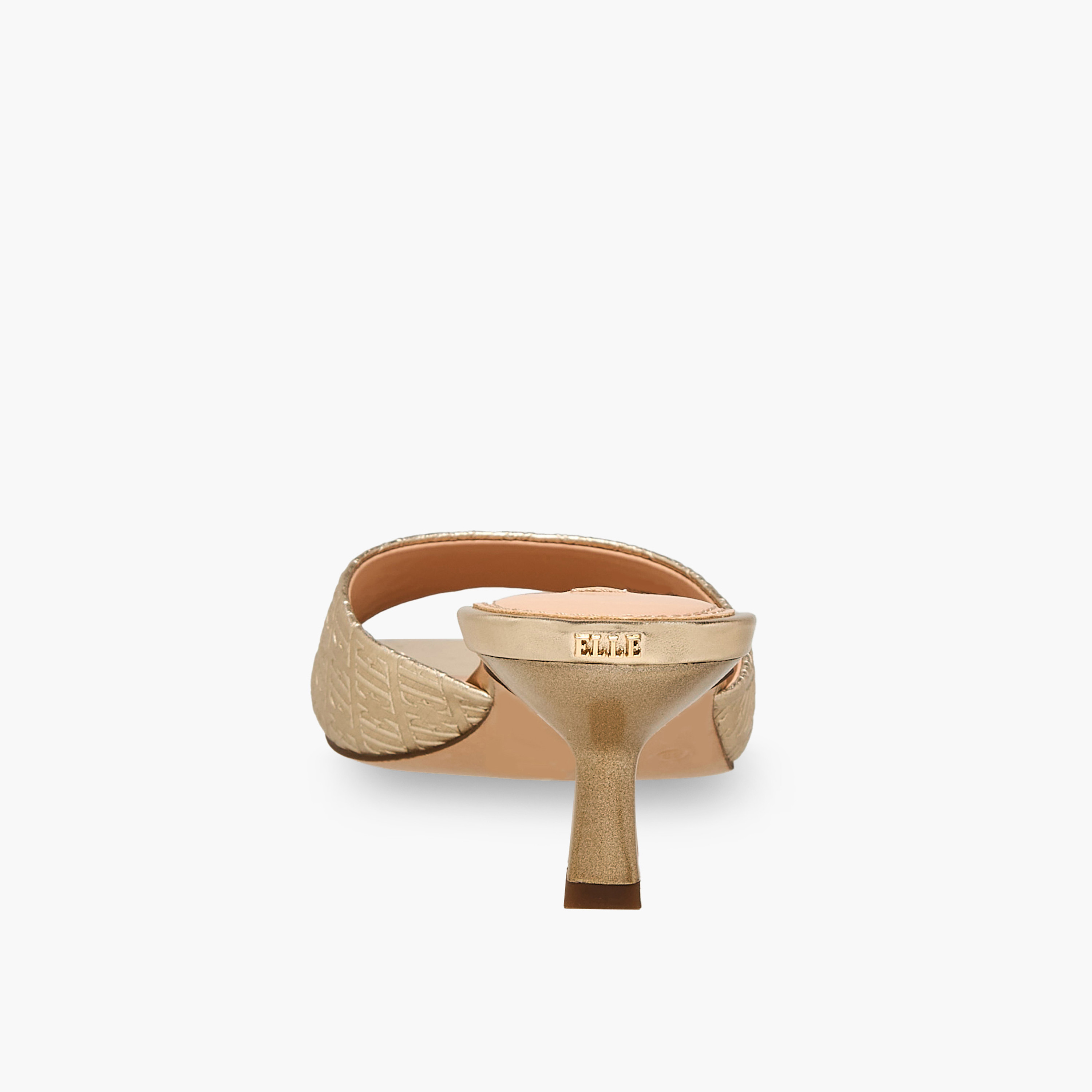 Elle Women Monogram Embossed Kitten Heel Sandals-women-shoes-sandals-heeled-image-5