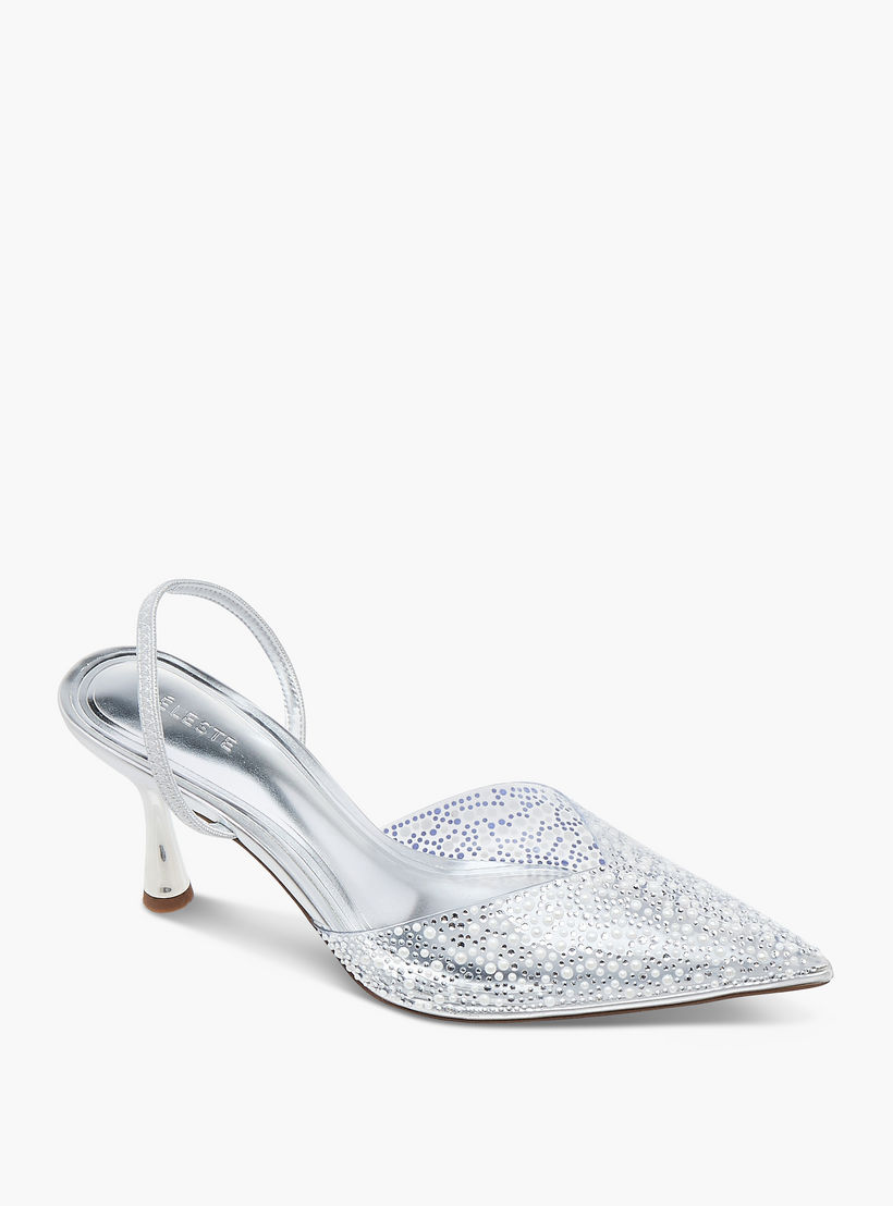 حذاء مزين بحزام خلفي وكعب ستيليتو للنساء من سيليست-women-shoes-heels-image-2