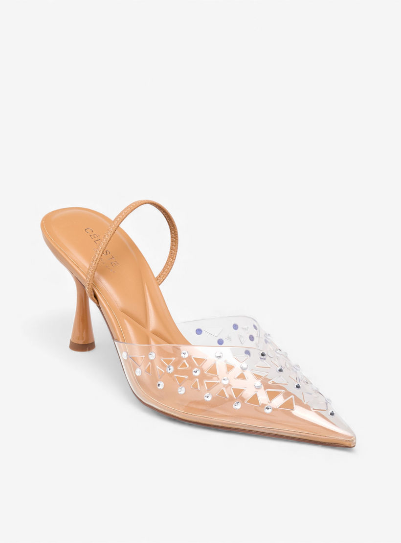 حذاء بحزام خلفي وكعب ستيليتو وزينة للنساء من سيليست-women-shoes-heels-image-3