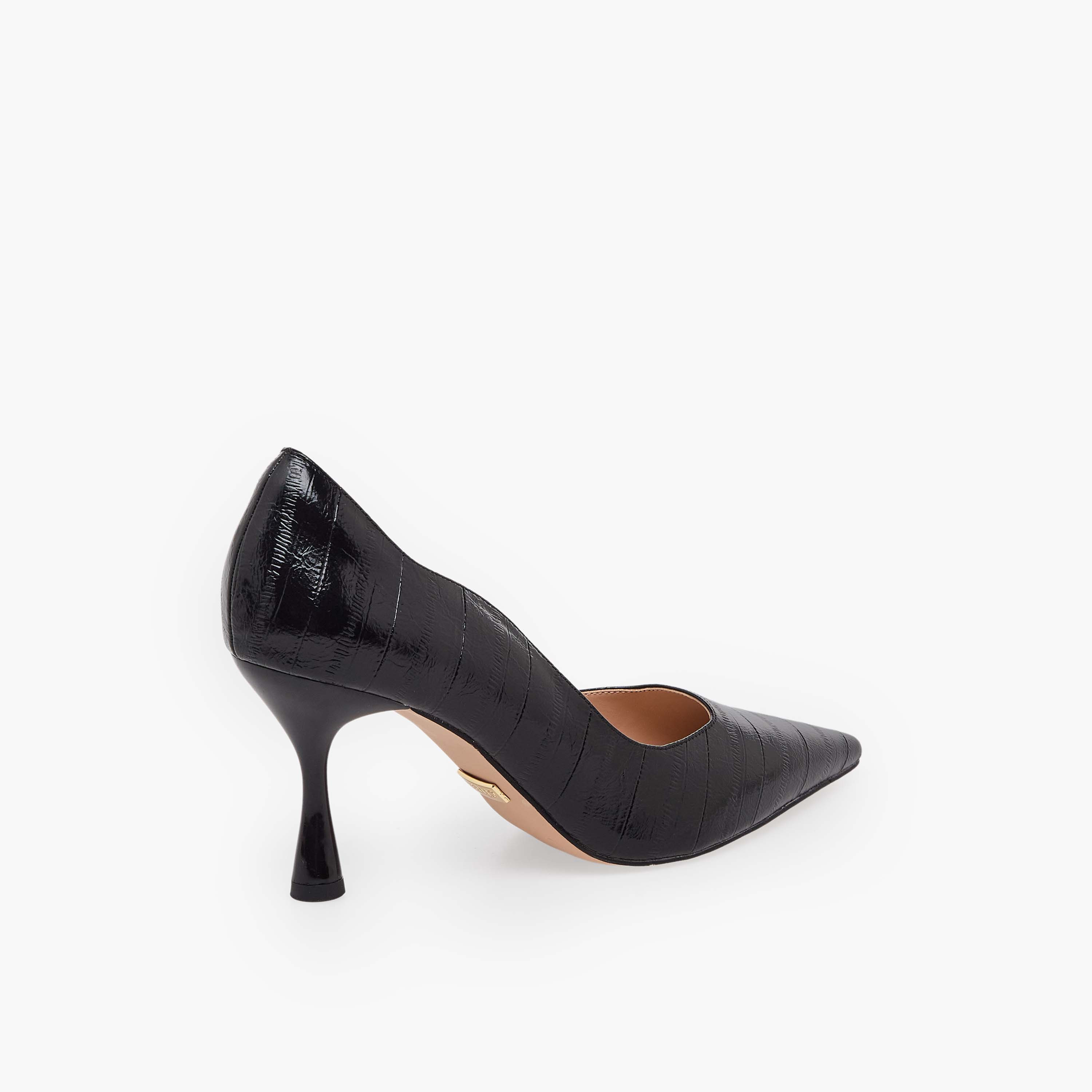 Celeste Women Textured Pointed Toe Stiletto Heel Pumps-women-shoes-sandals-heeled-image-6