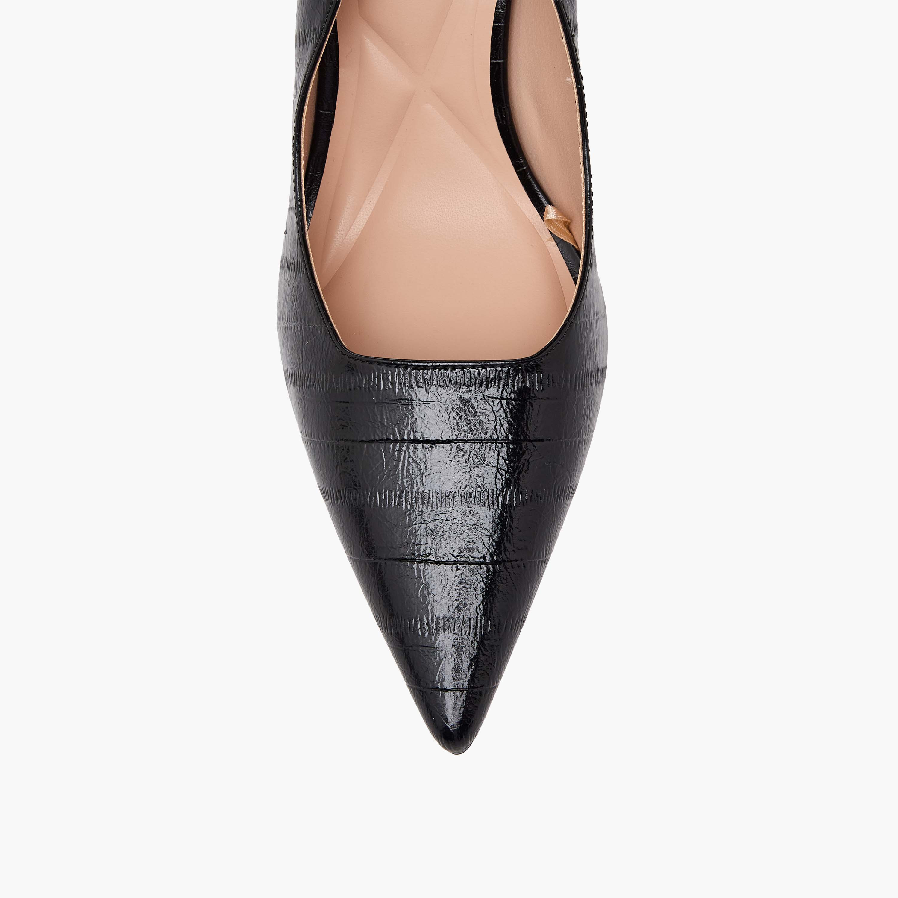 Celeste Women Textured Pointed Toe Stiletto Heel Pumps-women-shoes-sandals-heeled-image-7