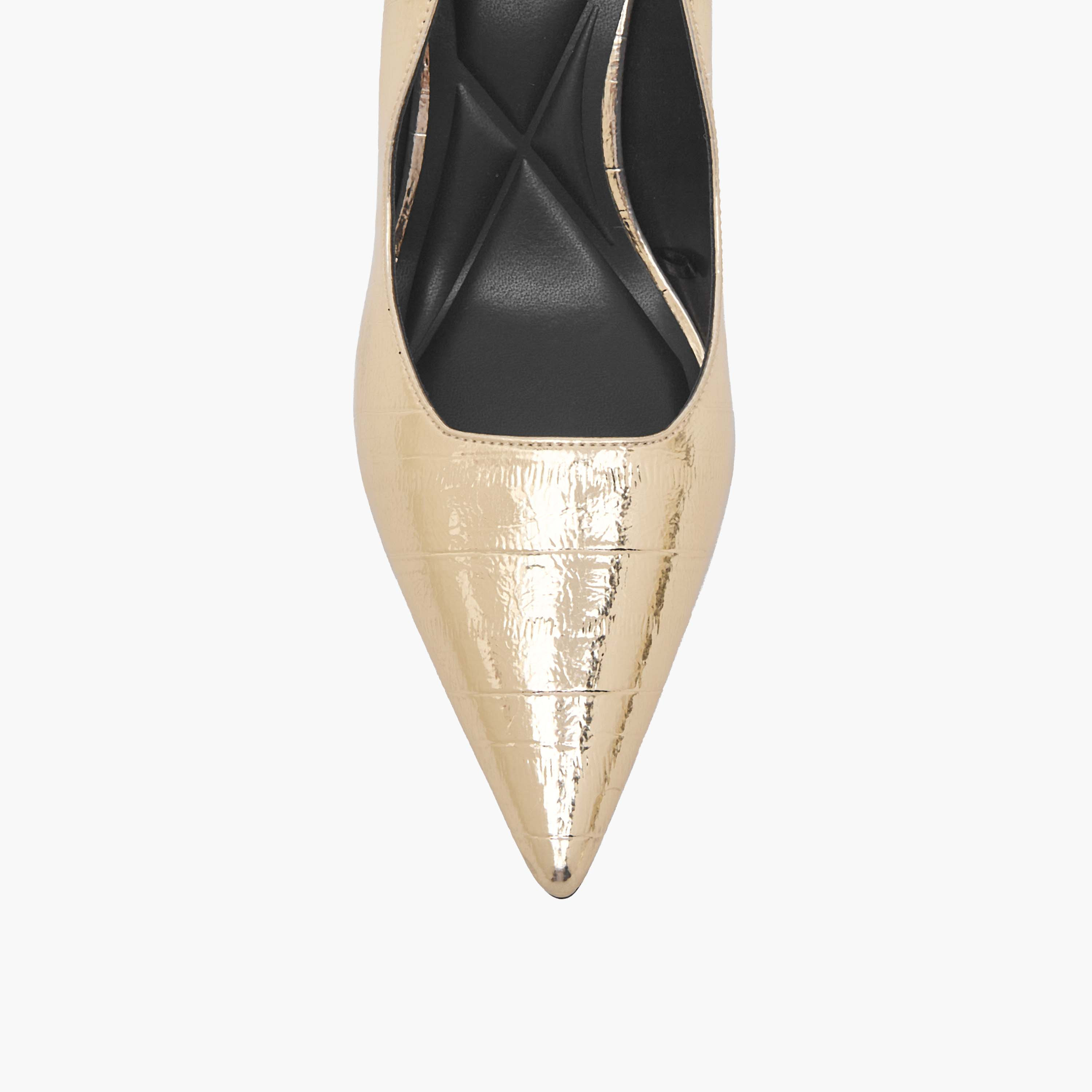 Celeste Women Textured Pointed Toe Stiletto Heel Pumps-women-shoes-sandals-heeled-image-7