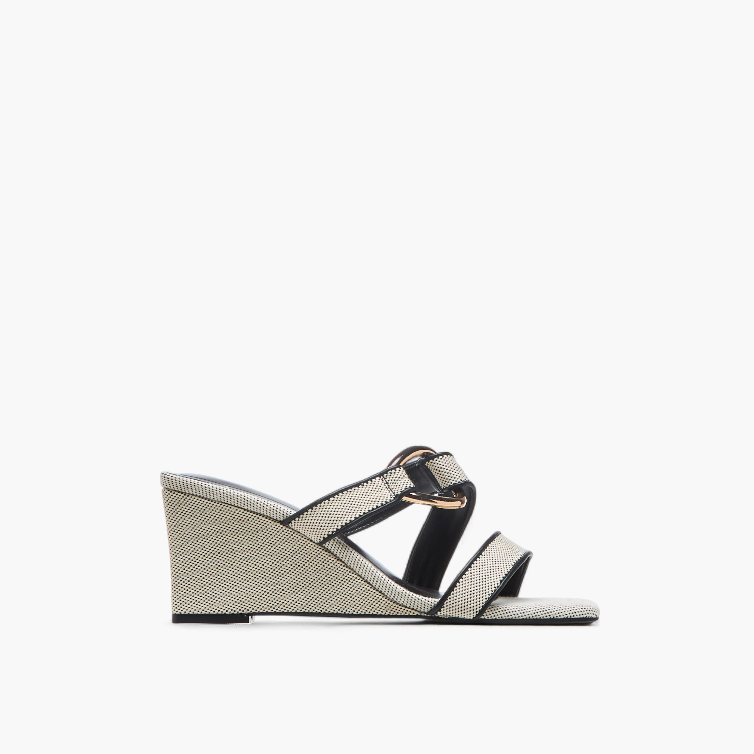 Celeste Women's Textured Slip-On Sandal with Wedge Heel-women-shoes-sandals-heeled-image-3