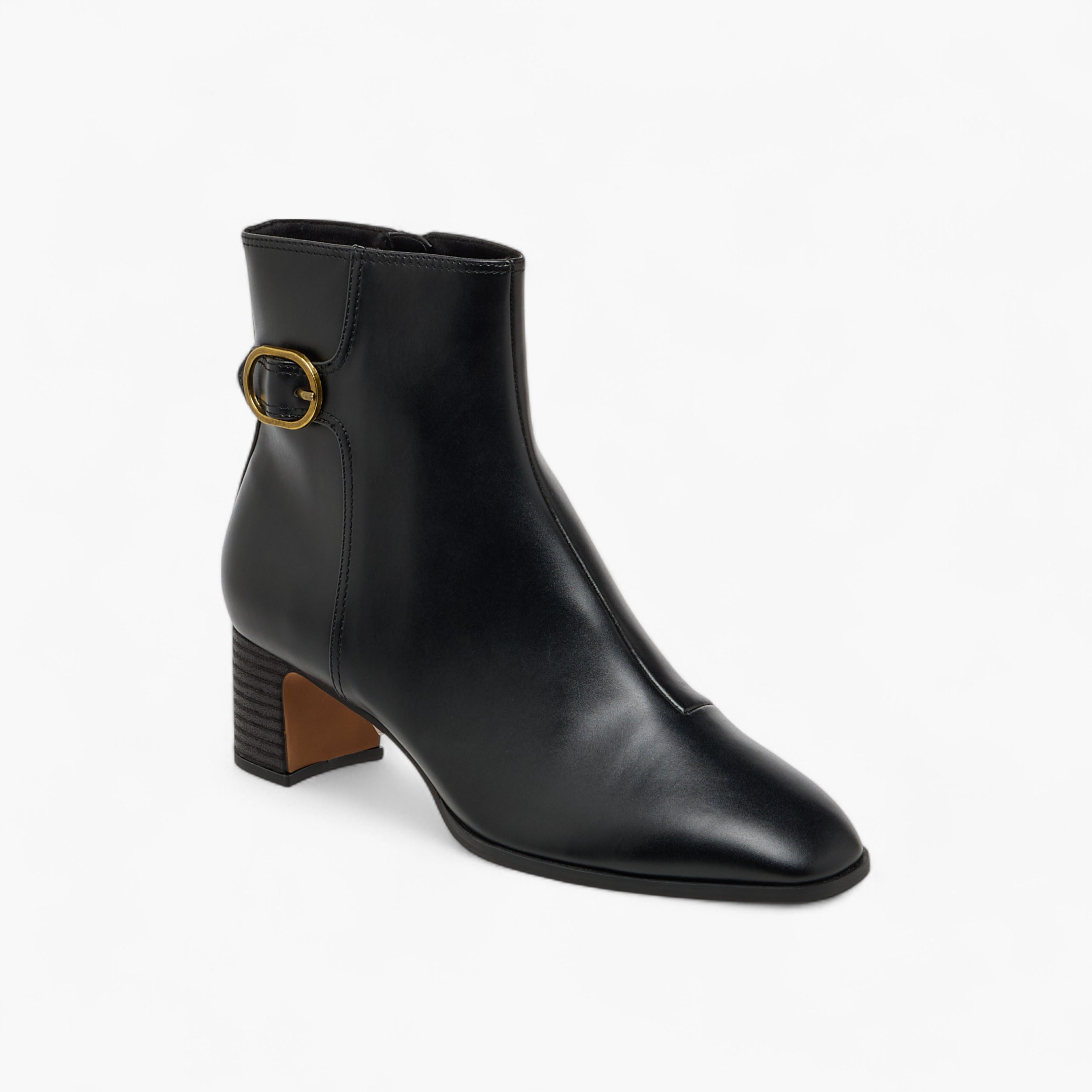 بوت بطول الكاحل وزينة إبزيم وكعب سميك وسحاب إغلاق للنساء من سيليست-women-shoes-boots-image-3