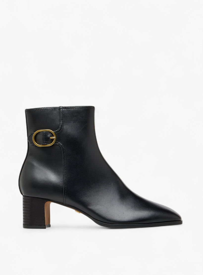 بوت بطول الكاحل وزينة إبزيم وكعب سميك وسحاب إغلاق للنساء من سيليست-women-shoes-boots-image-4