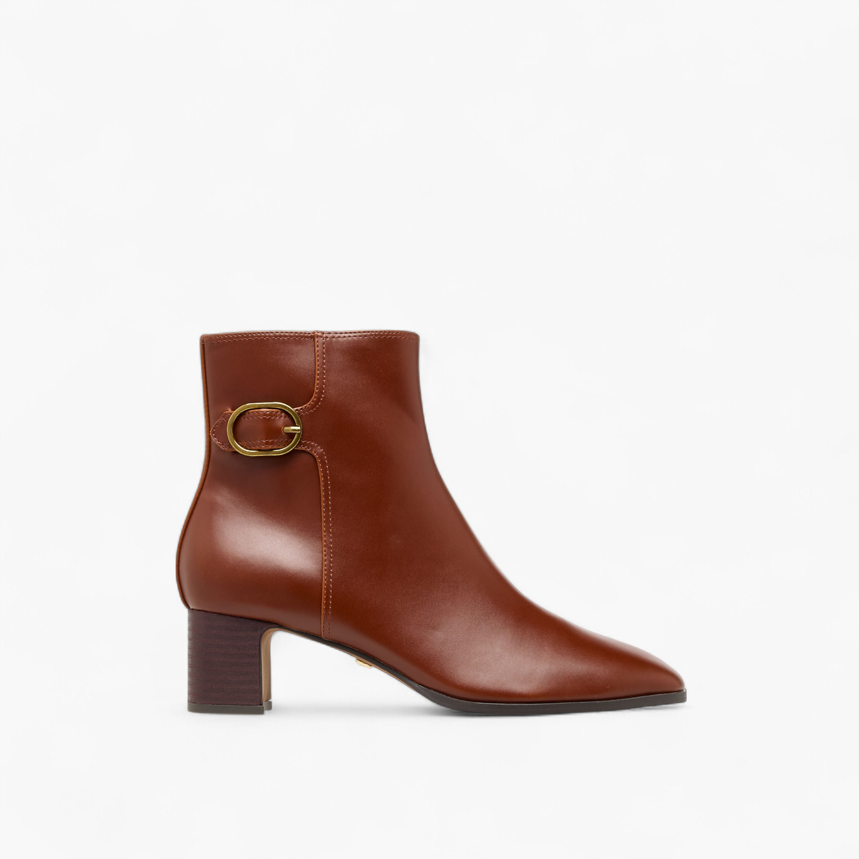 Celeste Women's Buckle Accent Ankle Boots with Block Heels and Zip Closure-women-shoes-boots-image-3