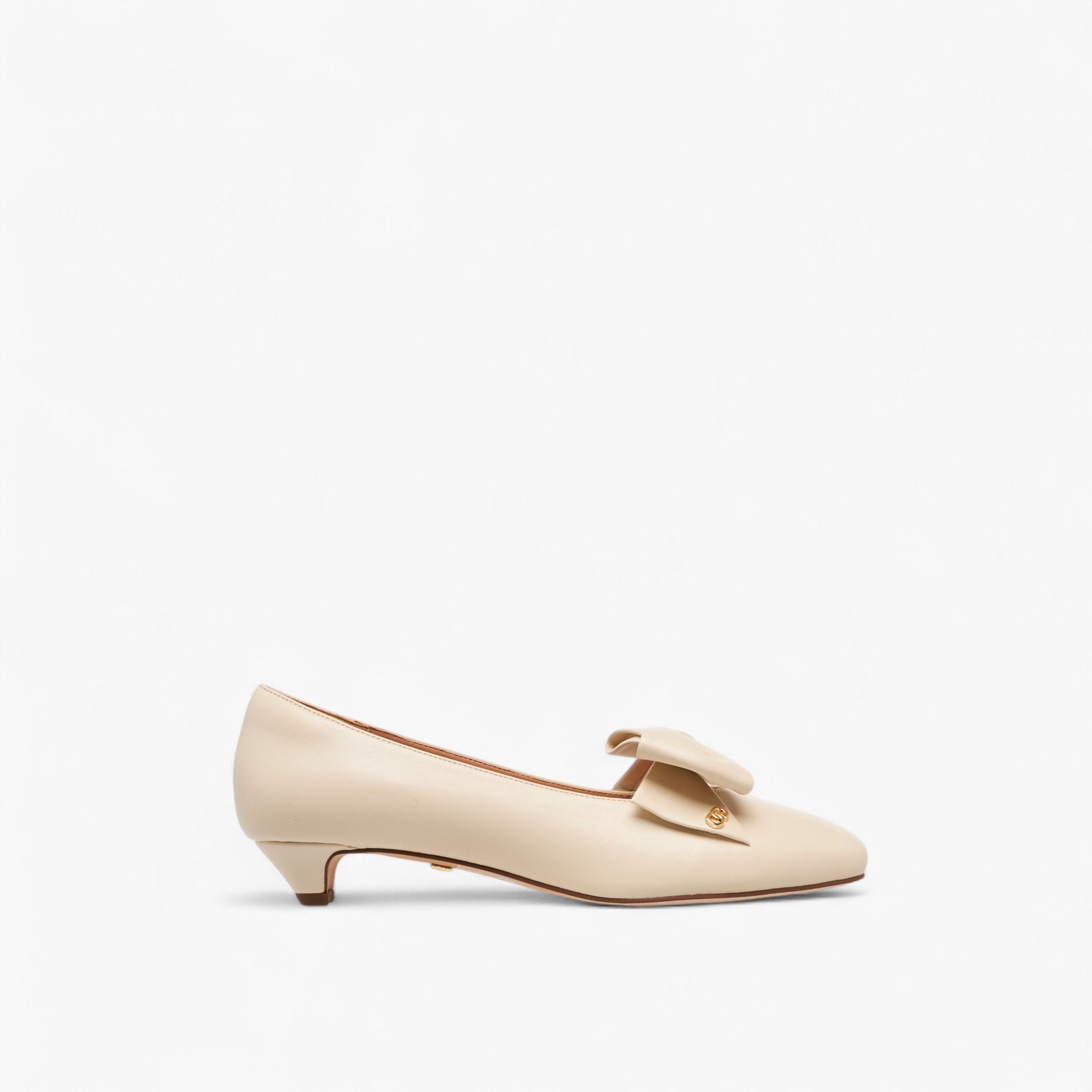 Celeste Women's Bow Accent Slip-On Ballerina Shoes with Kitten Heels-women-shoes-ballerinas-image-3