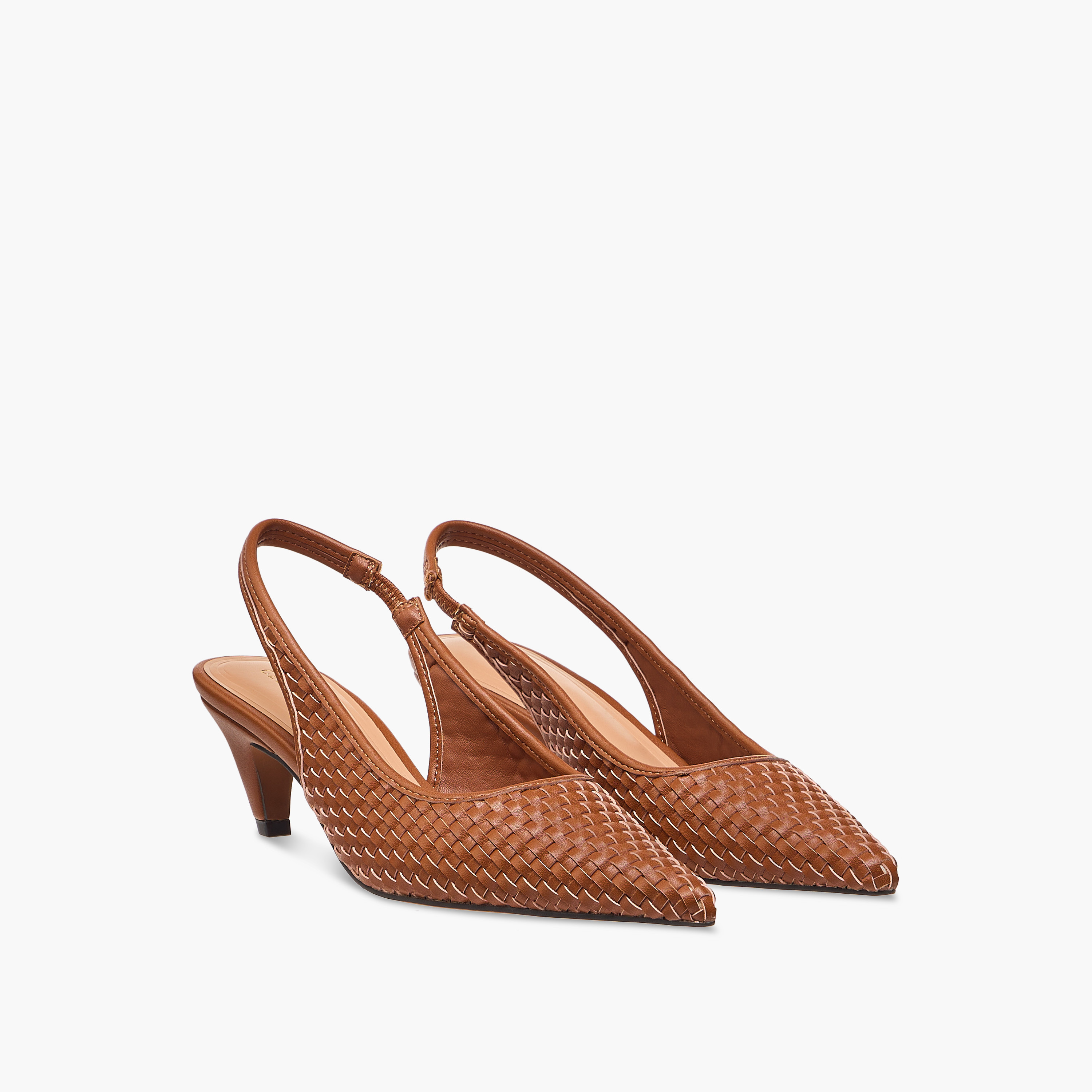 حذاء سهل الارتداء بمقدمة مدببة وكعب صغير للنساء من سيليست-women-shoes-heels-image-1