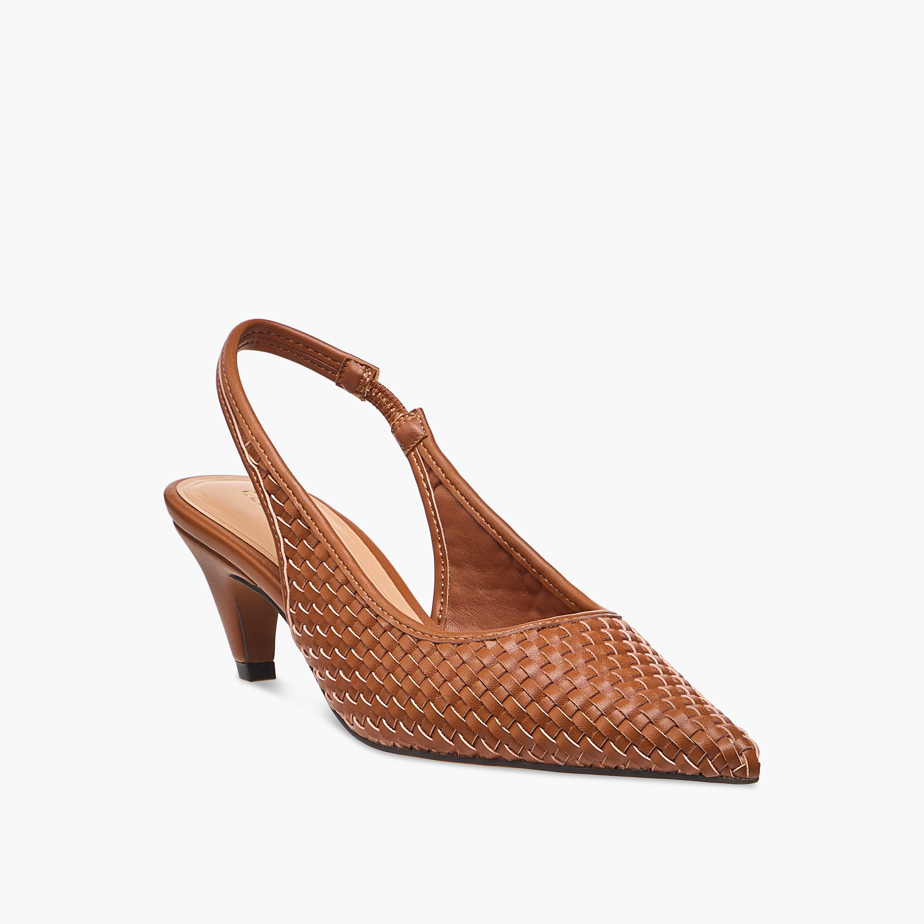 حذاء سهل الارتداء بمقدمة مدببة وكعب صغير للنساء من سيليست-women-shoes-heels-image-2