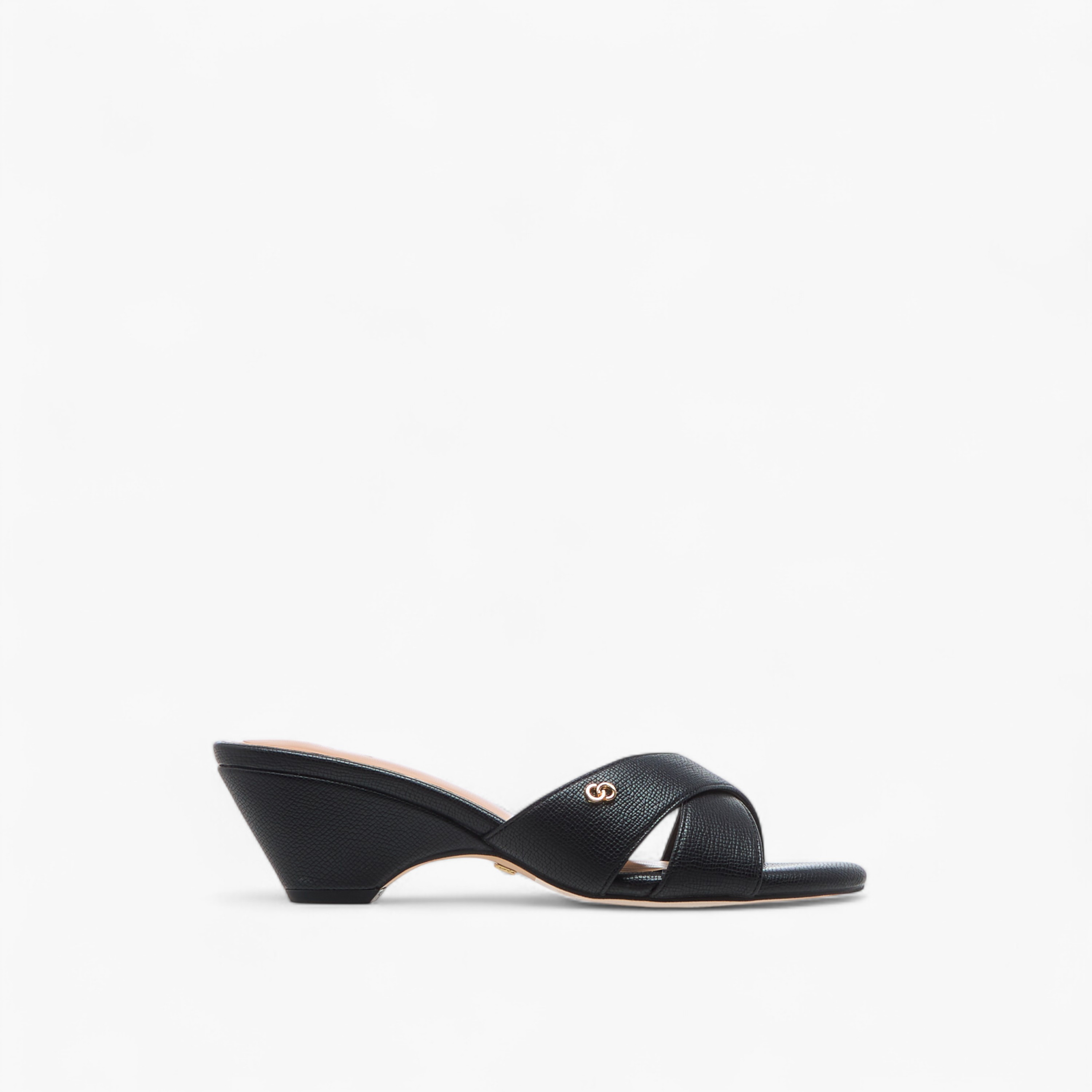 Celeste Women's Textured Cross Strap Sandals with Block Heels-women-shoes-sandals-heeled-image-3