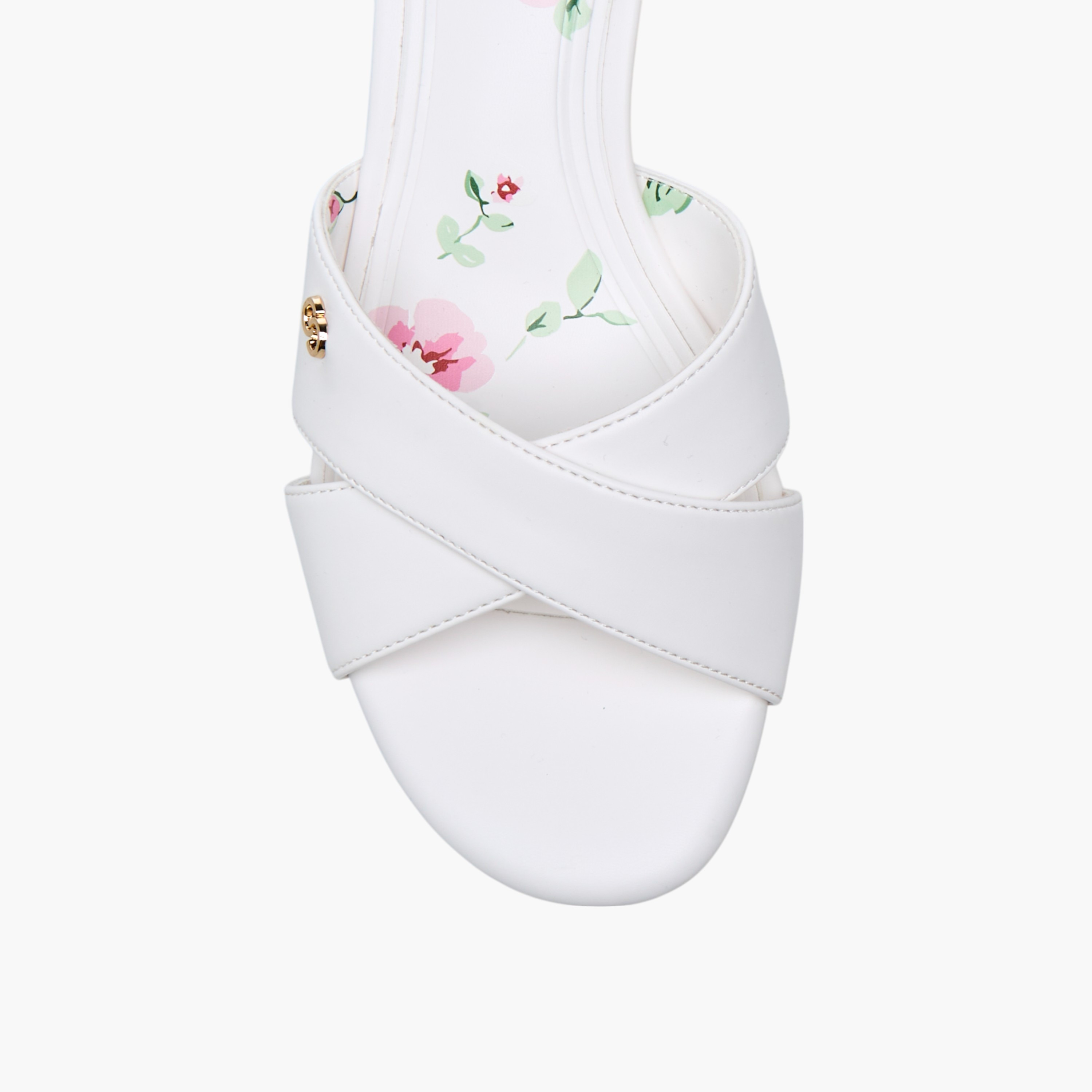Celeste Women's Floral Print Cross Strap Sandals with Block Heels-women-shoes-sandals-heeled-image-4