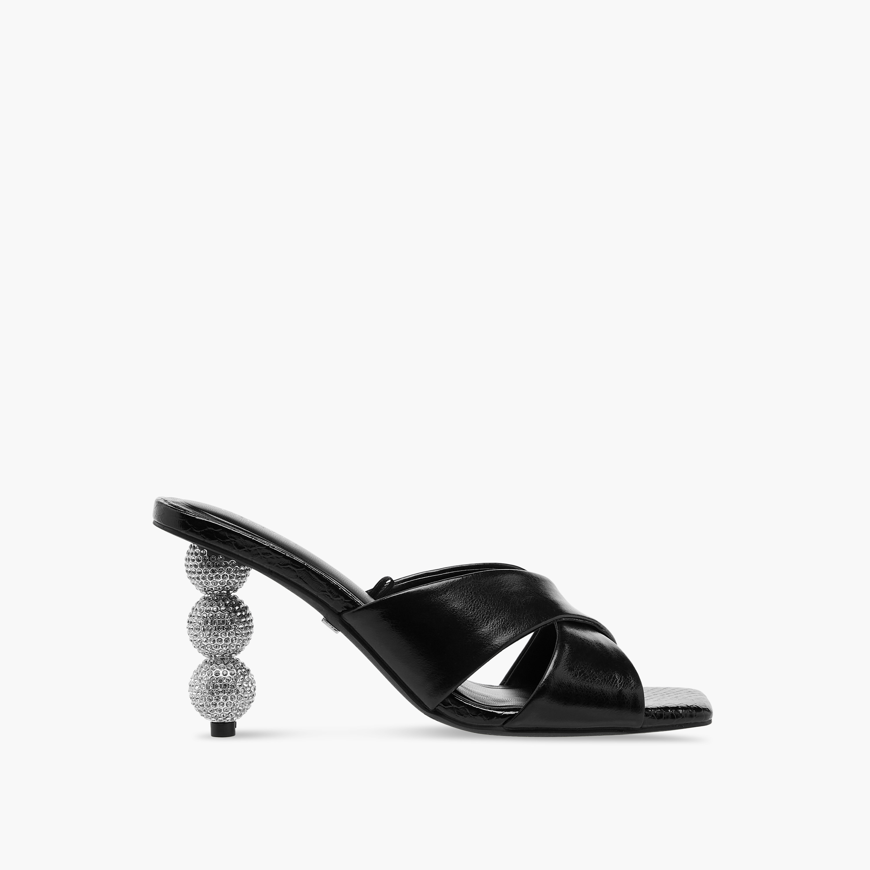 صندل سهل الارتداء بأحزمة متقاطعة وتزيينات وكعب ستيليتو للنساء من سيليست-women-shoes-sandals-heeled-image-3