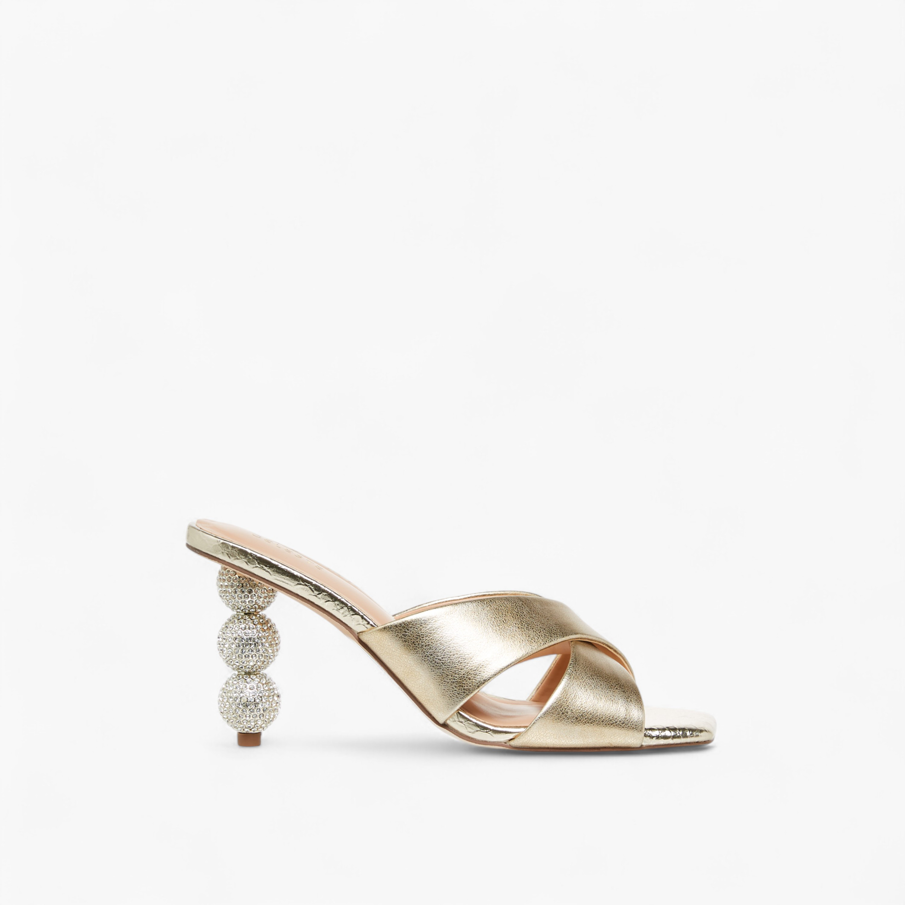 Celeste Women's Embellished Slip-On Cross Strap Sandals with Stiletto Heels-women-shoes-sandals-heeled-image-3
