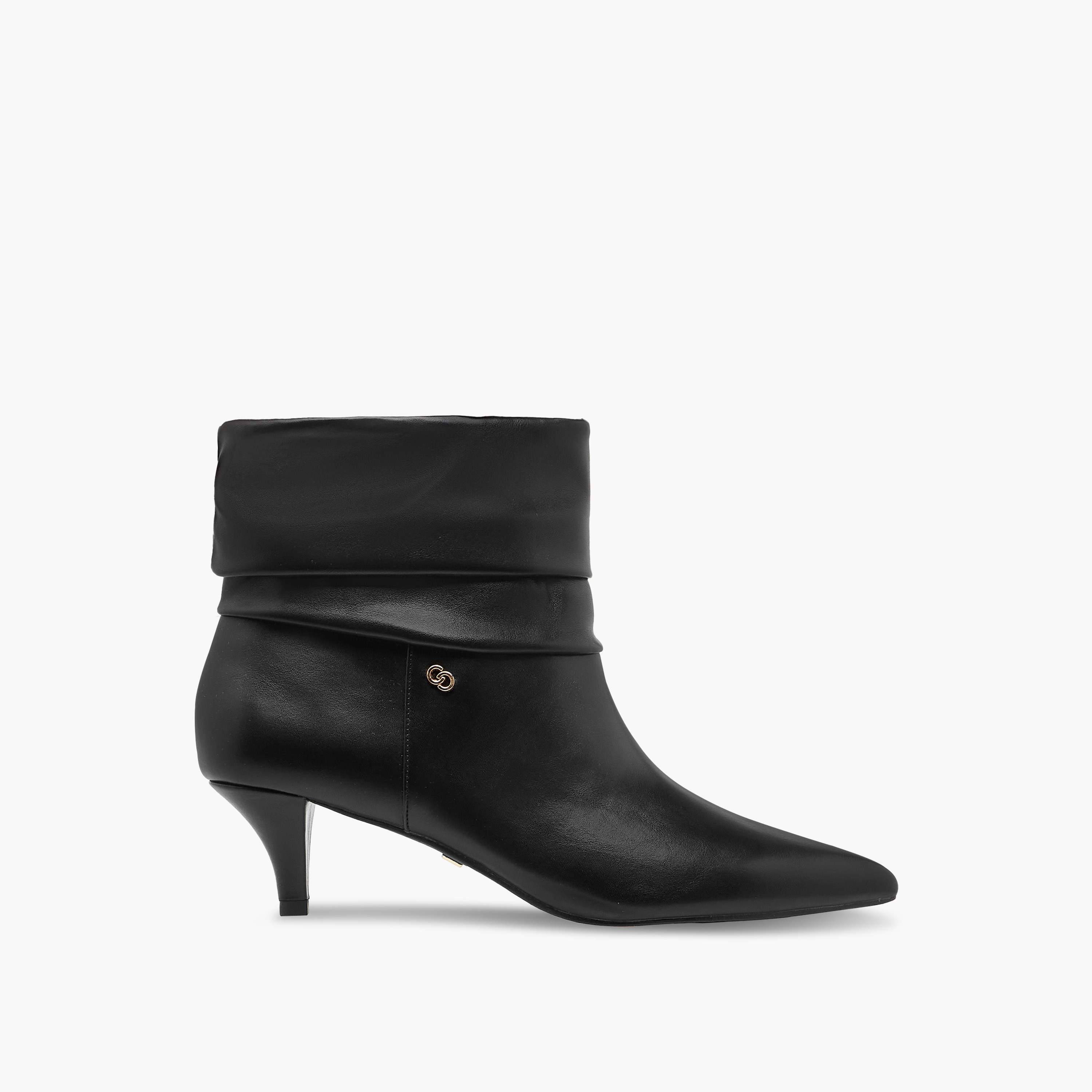 بوت كاحل بتفاصيل ثنيات وكعب صغير للنساء من سيليست-women-shoes-boots-image-4