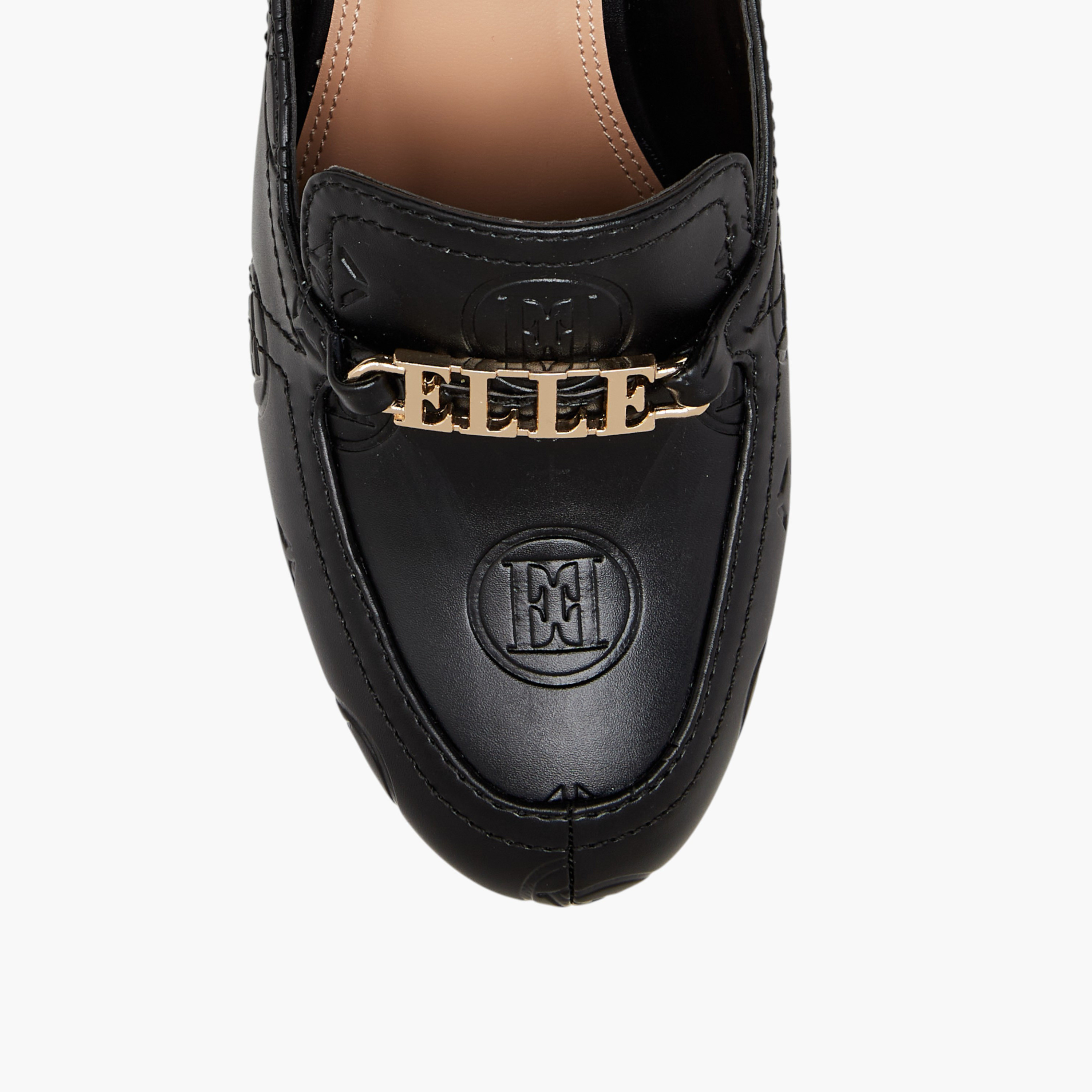 Elle Monogram Embossed Mules with Kitten Heels-women-shoes-heels-image-4