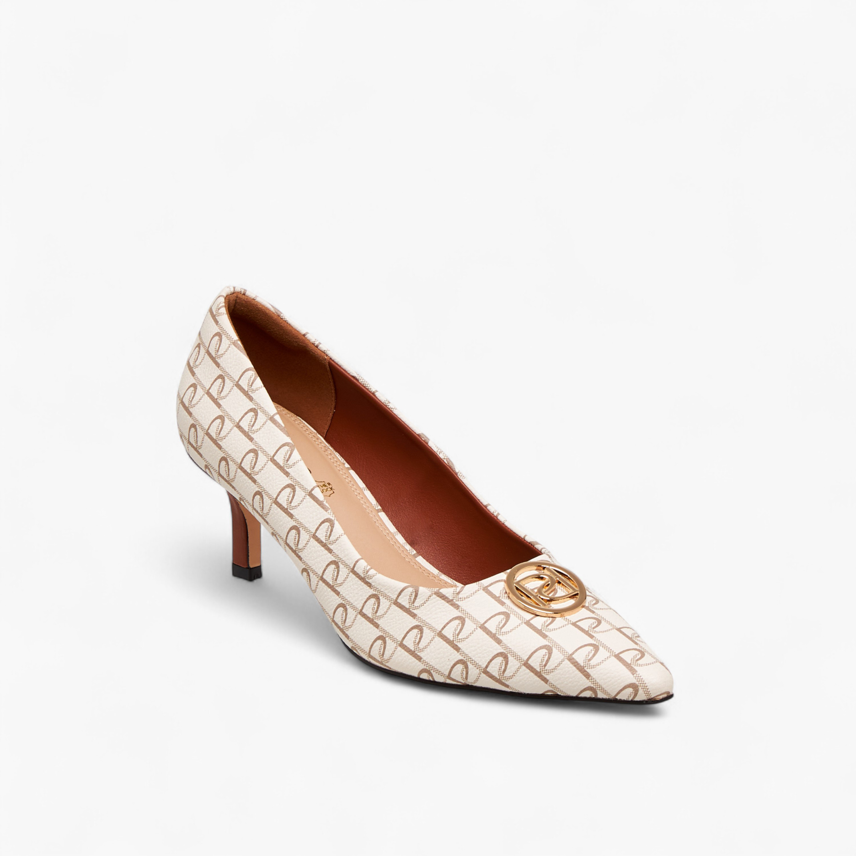حذاء بومب بطبعات مونوجرام سهل الارتداء بكعب ستيليتو من بابريكا-women-shoes-heels-image-2
