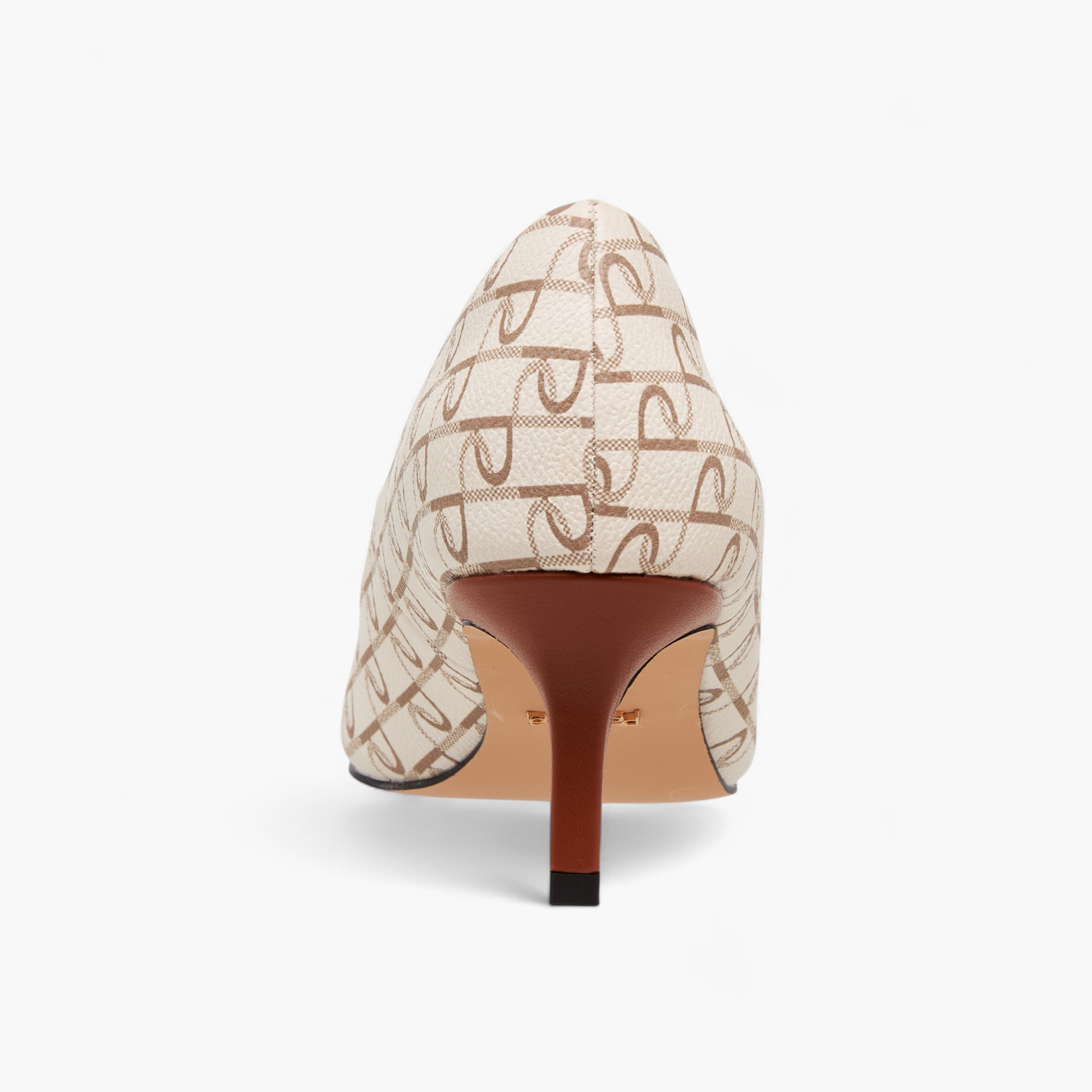 حذاء بومب بطبعات مونوجرام سهل الارتداء بكعب ستيليتو من بابريكا-women-shoes-heels-image-5