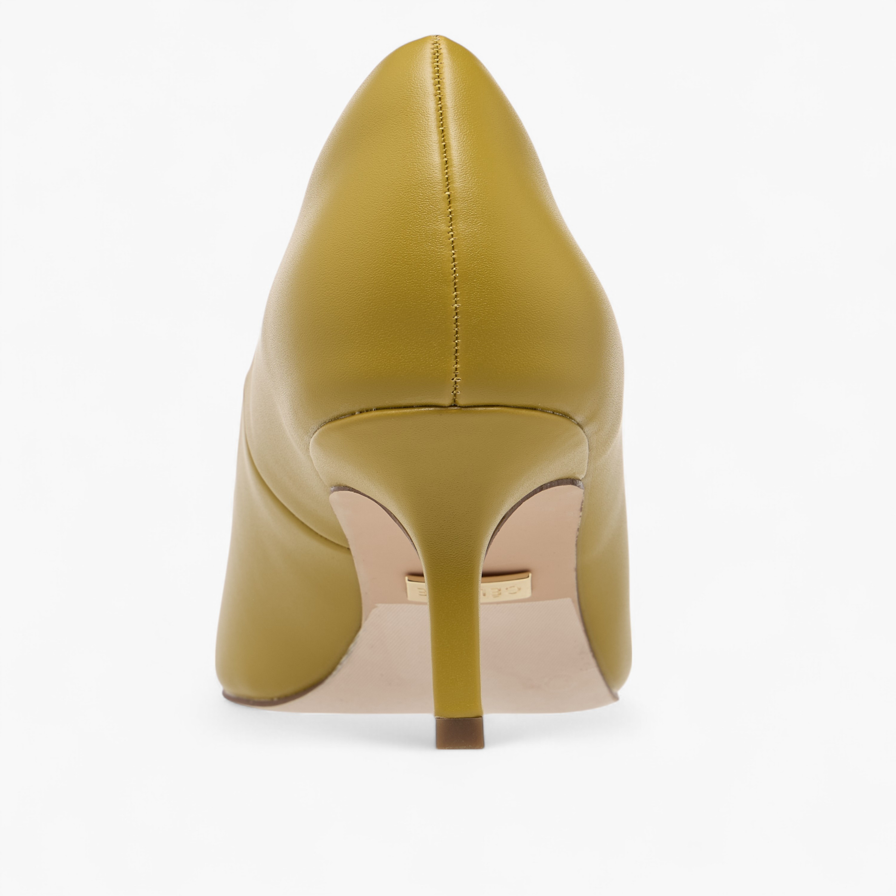 Celeste Women's Metal Accent Pointed Toe Pumps with Kitten Heels-women-shoes-heels-image-5