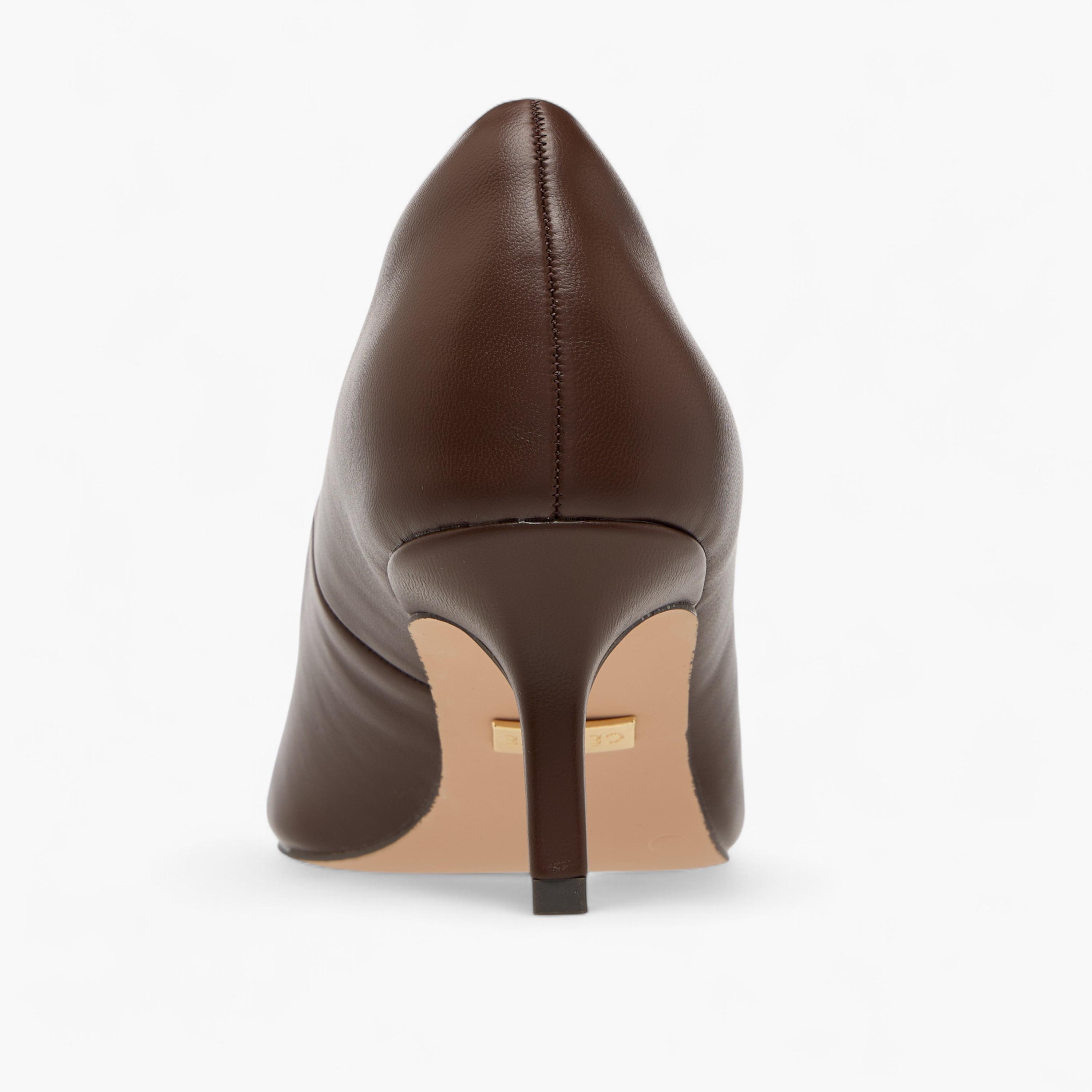 Celeste Women's Metal Accent Pointed Toe Pumps with Kitten Heels-women-shoes-heels-image-5