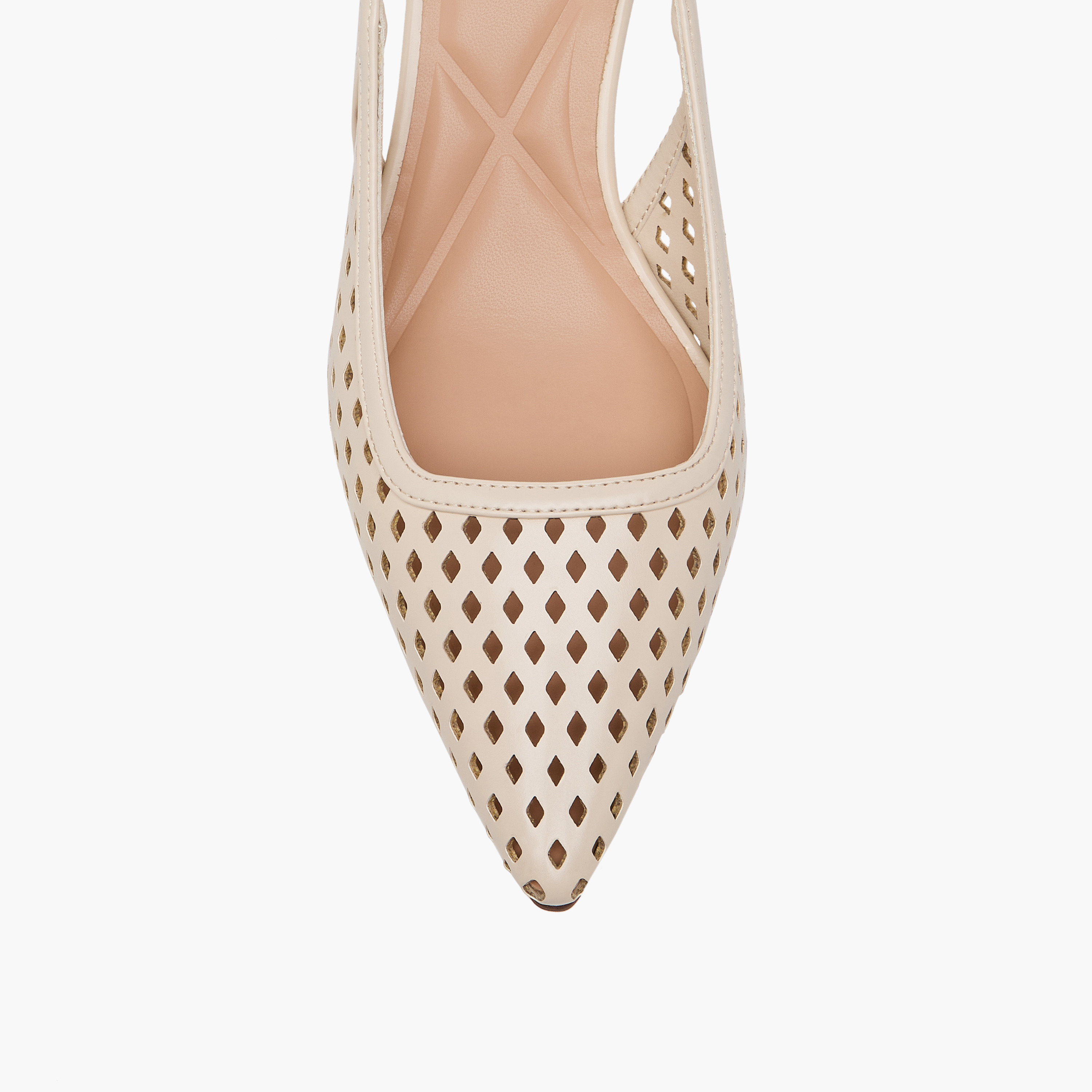 حذاء بحزام خلفي وتفاصيل مفرغة بالليزر وكعب صغير للنساء من سيليست-women-shoes-heels-image-4
