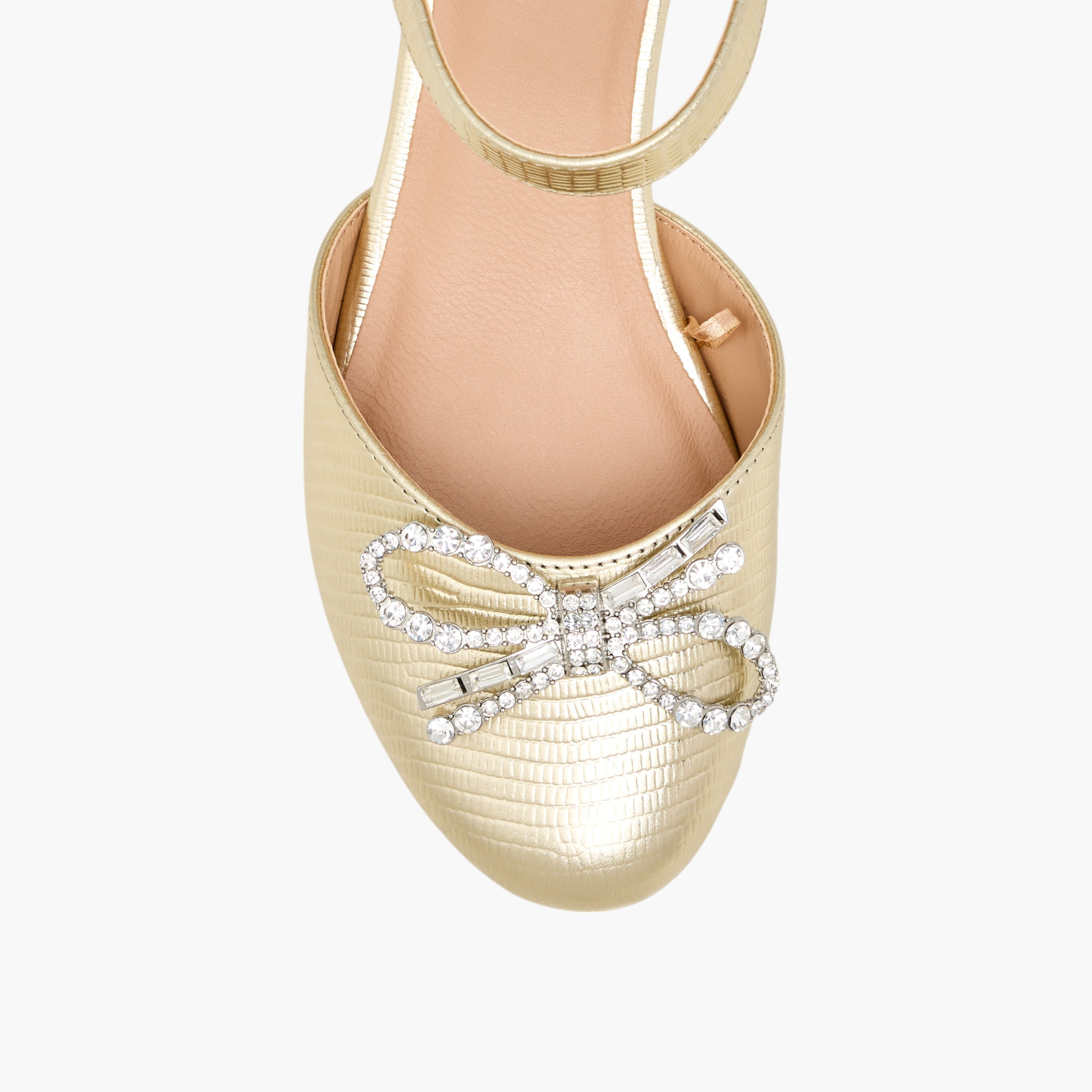 Pablosky Girls' Bow Embellished Block Heeled Sandals with Hook and Loop Closure-girls-shoes-sandals-image-4