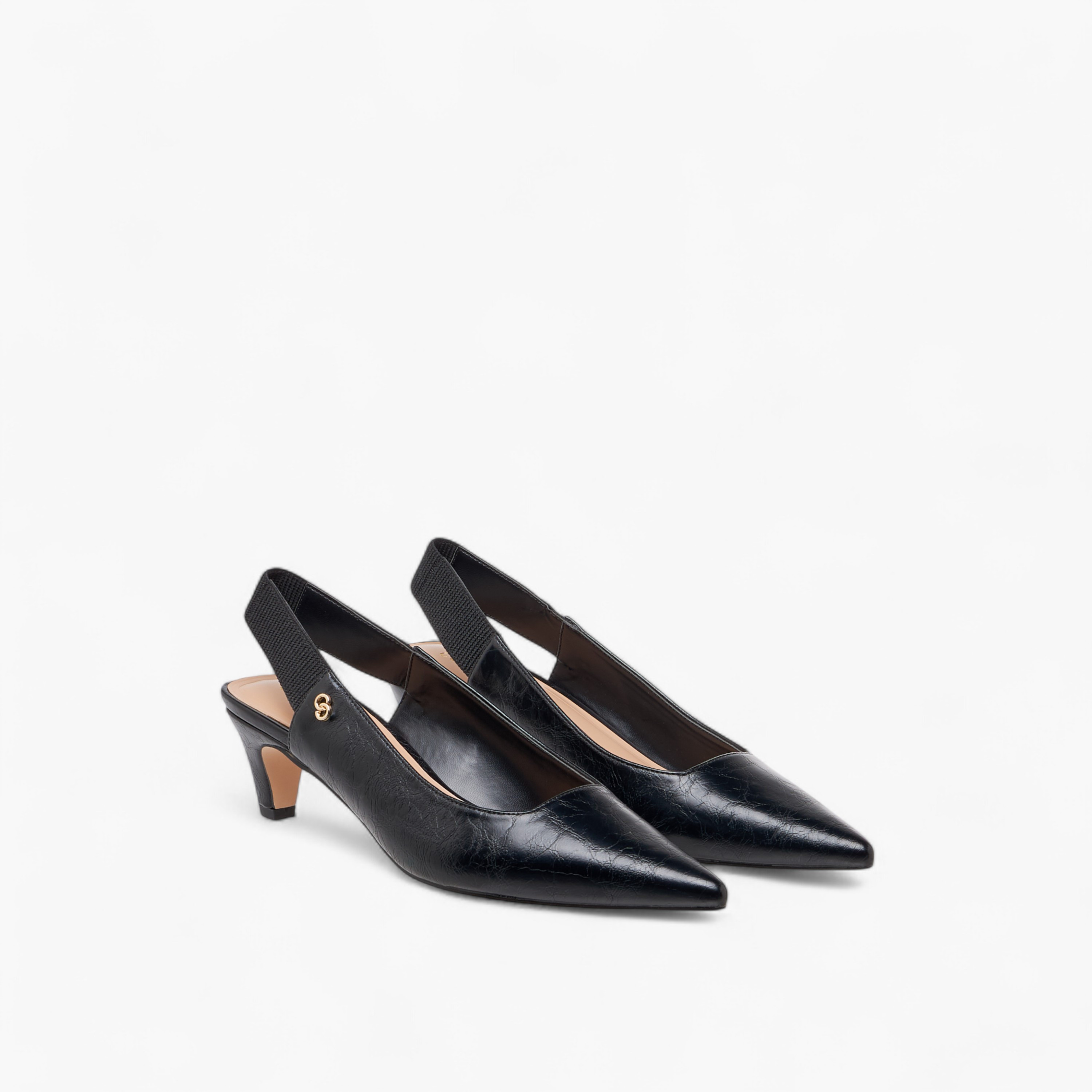 Celeste Women's Solid Slingback Shoes with Kitten Heels-women-shoes-heels-image-1