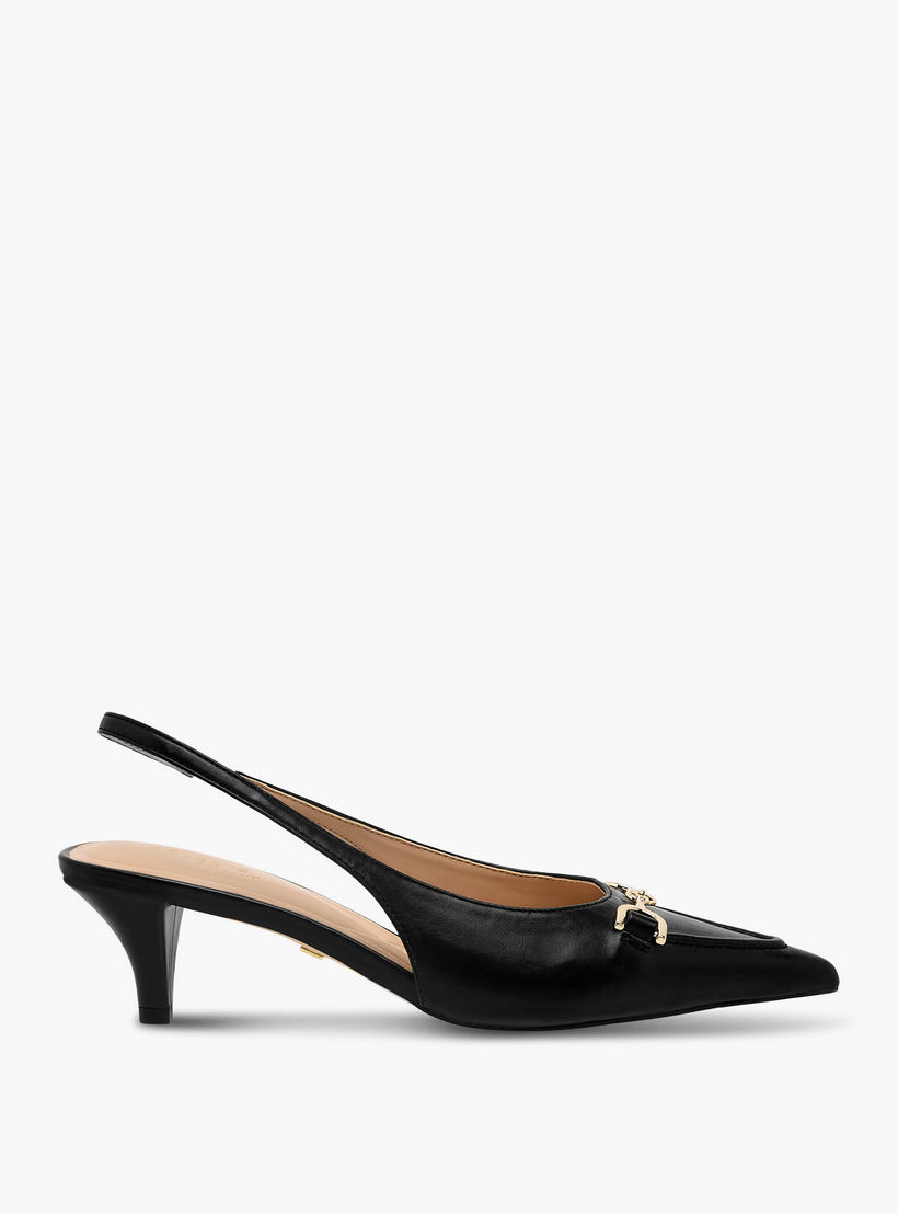 حذاء بكعب صغير وحزام خلفي للنساء من سيليست-women-shoes-heels-image-4