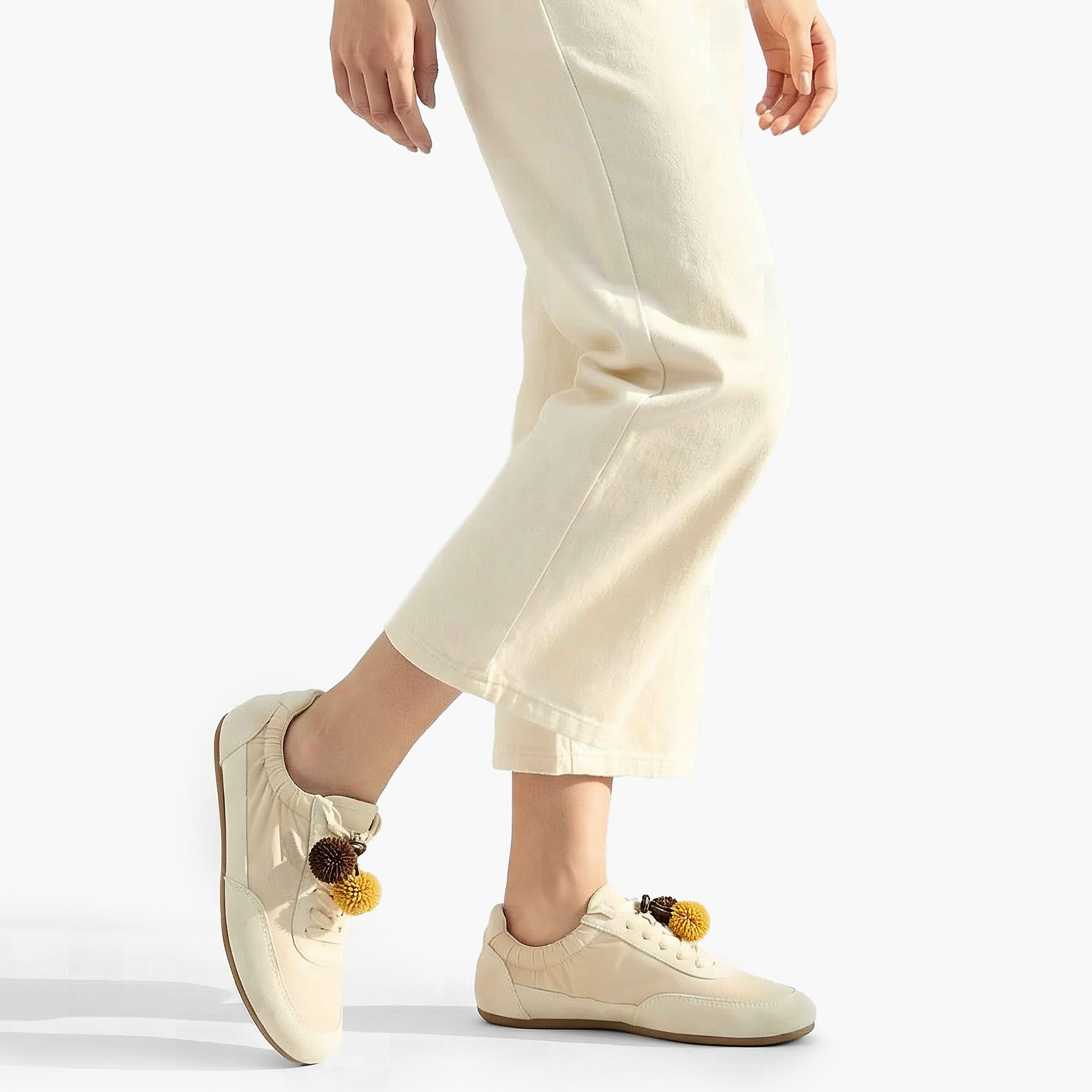Celeste Women Pom-Pom Detail Ankle Sneakers-women-shoes-sneakers-image-6
