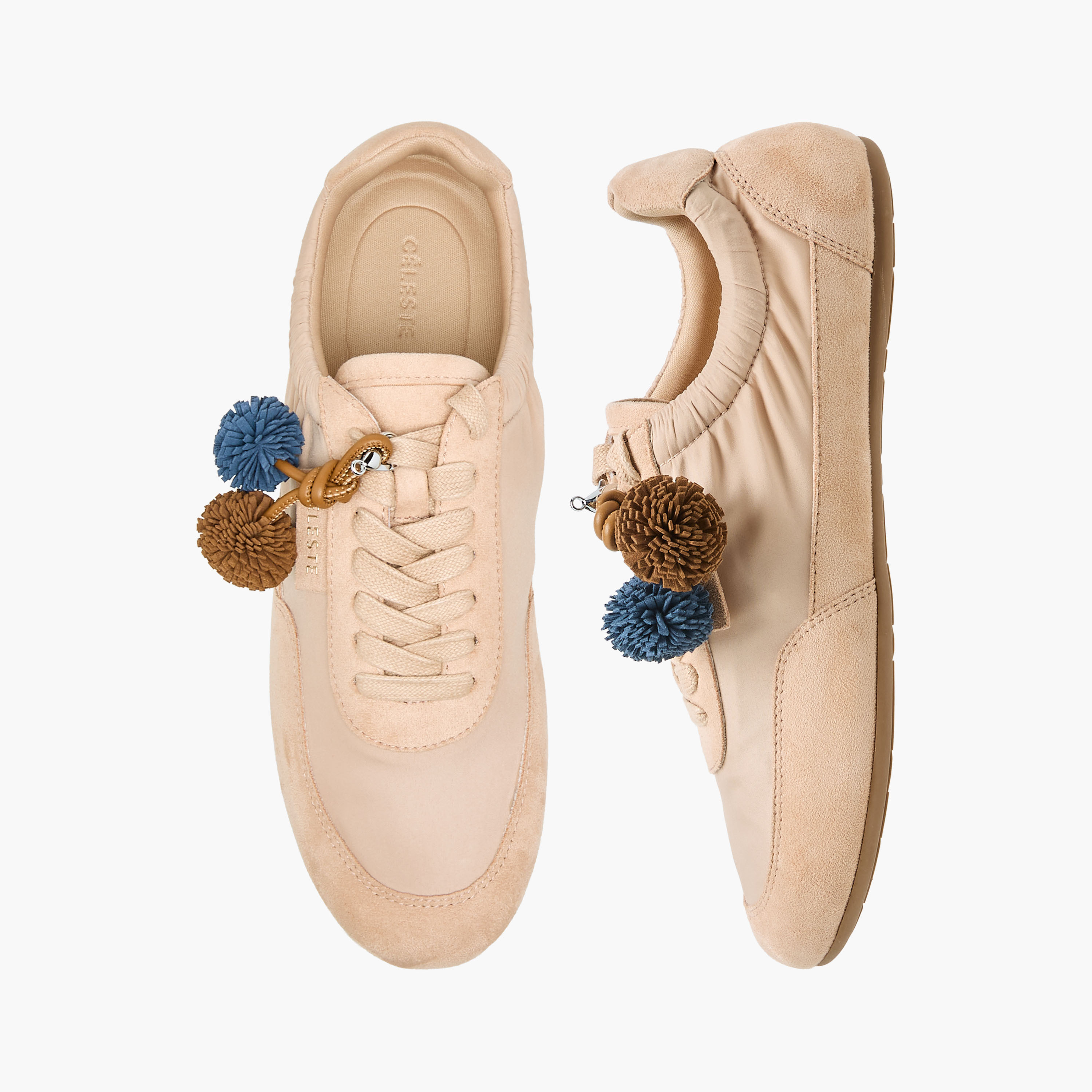 حذاء سنيكرز بتفاصيل بوم بوم للنساء من سيليست-women-shoes-sneakers-image-1