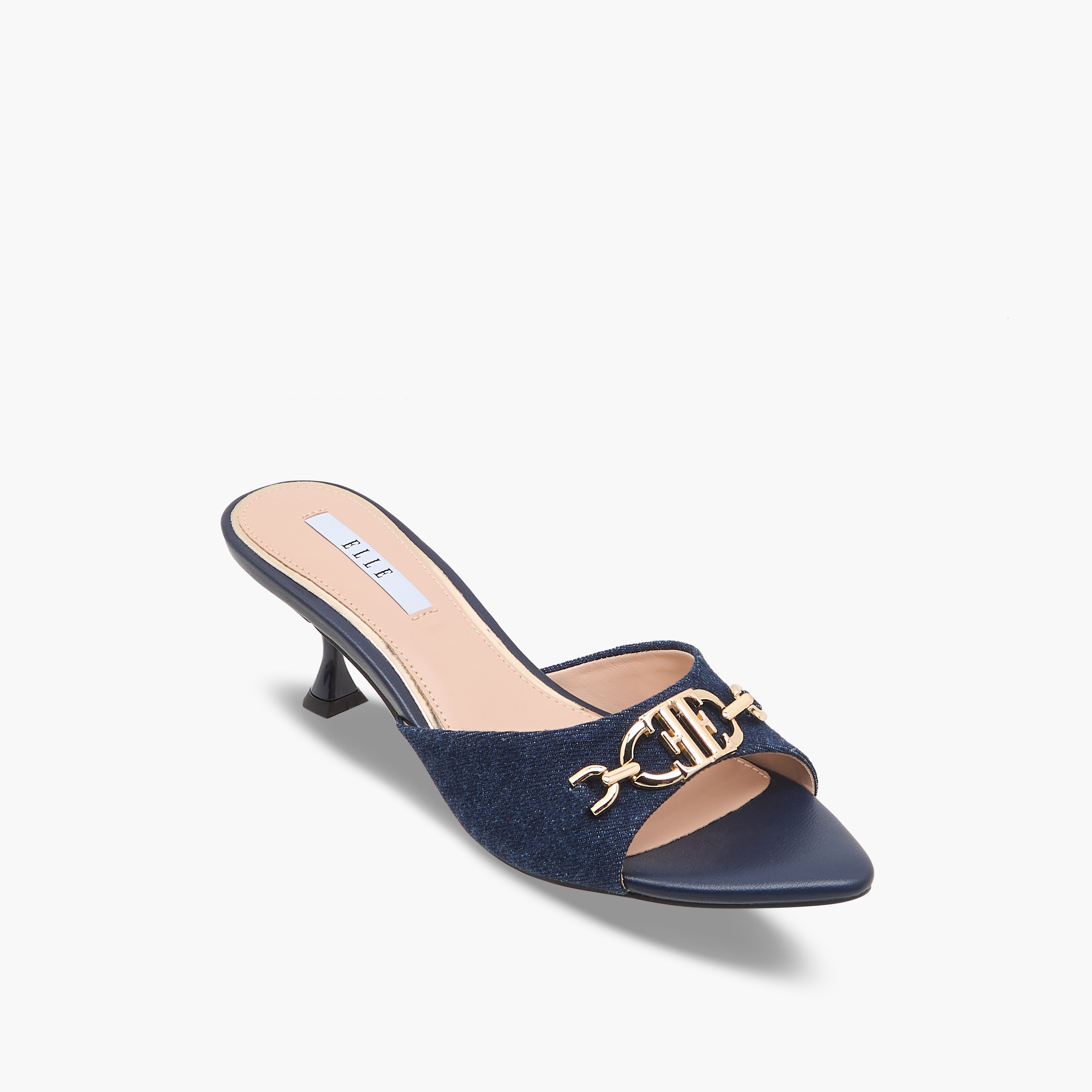 Elle Women Metal Accent Flared Heel Sandals-women-shoes-sandals-heeled-image-2