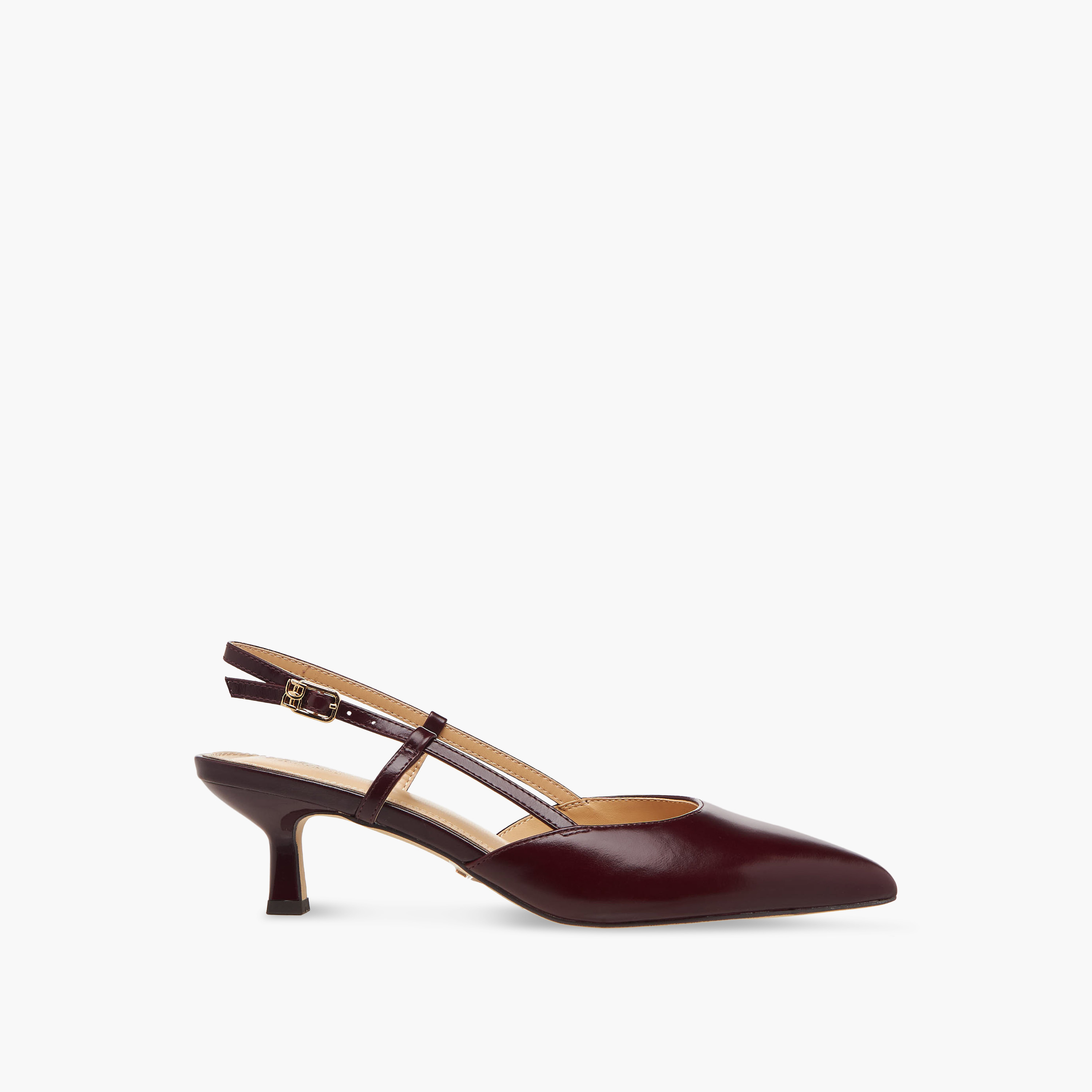 Duchini Women Kitten Heel Leather Pointed Toe Shoes-women-shoes-sandals-heeled-image-3