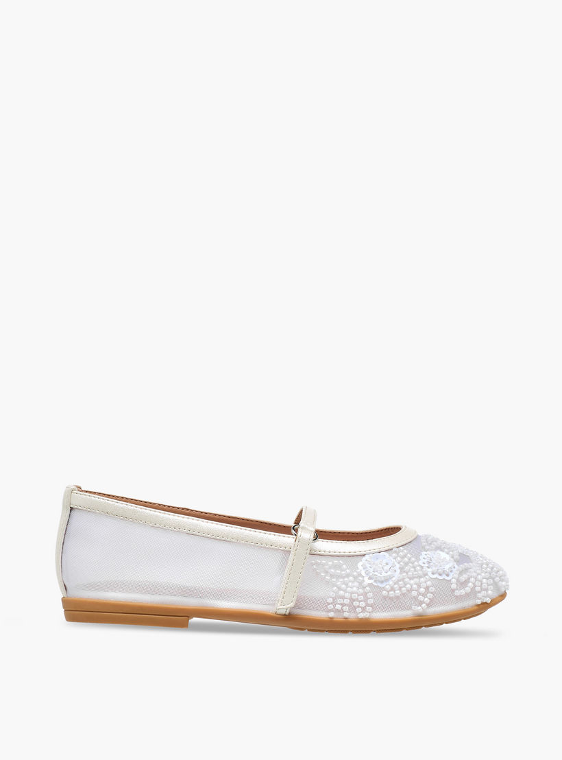 حذاء ماري جين بزينة خرز للفتيات من سيليست-girls-shoes-maryjanes-image-3