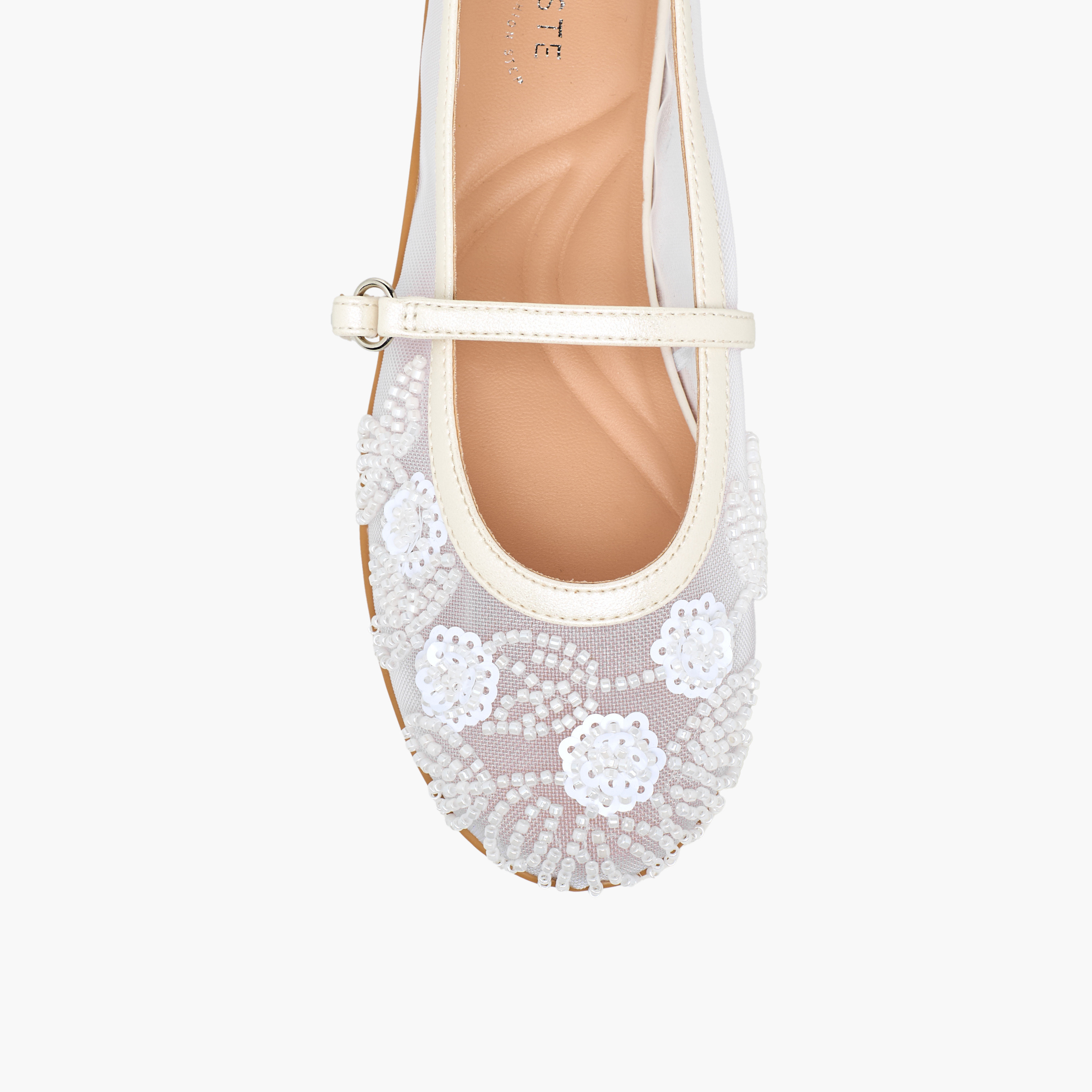حذاء ماري جين بزينة خرز للفتيات من سيليست-girls-shoes-maryjanes-image-4