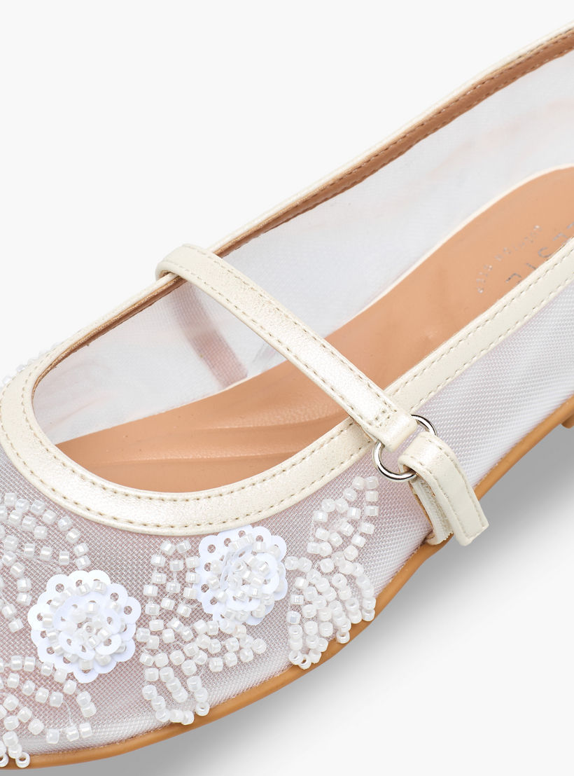 حذاء ماري جين بزينة خرز للفتيات من سيليست-girls-shoes-maryjanes-image-6