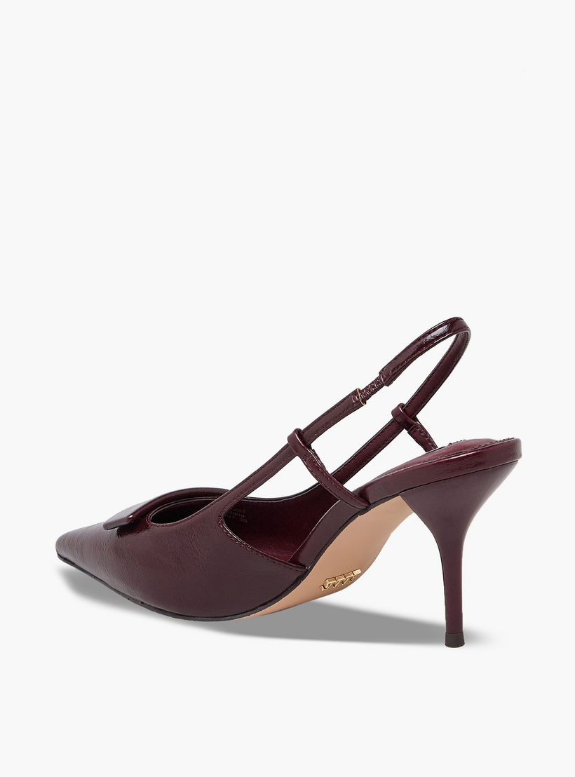 حذاء ميول بمقدمة مدببة وحزام خلفي للنساء من إيل-women-shoes-sandals-heeled-image-5