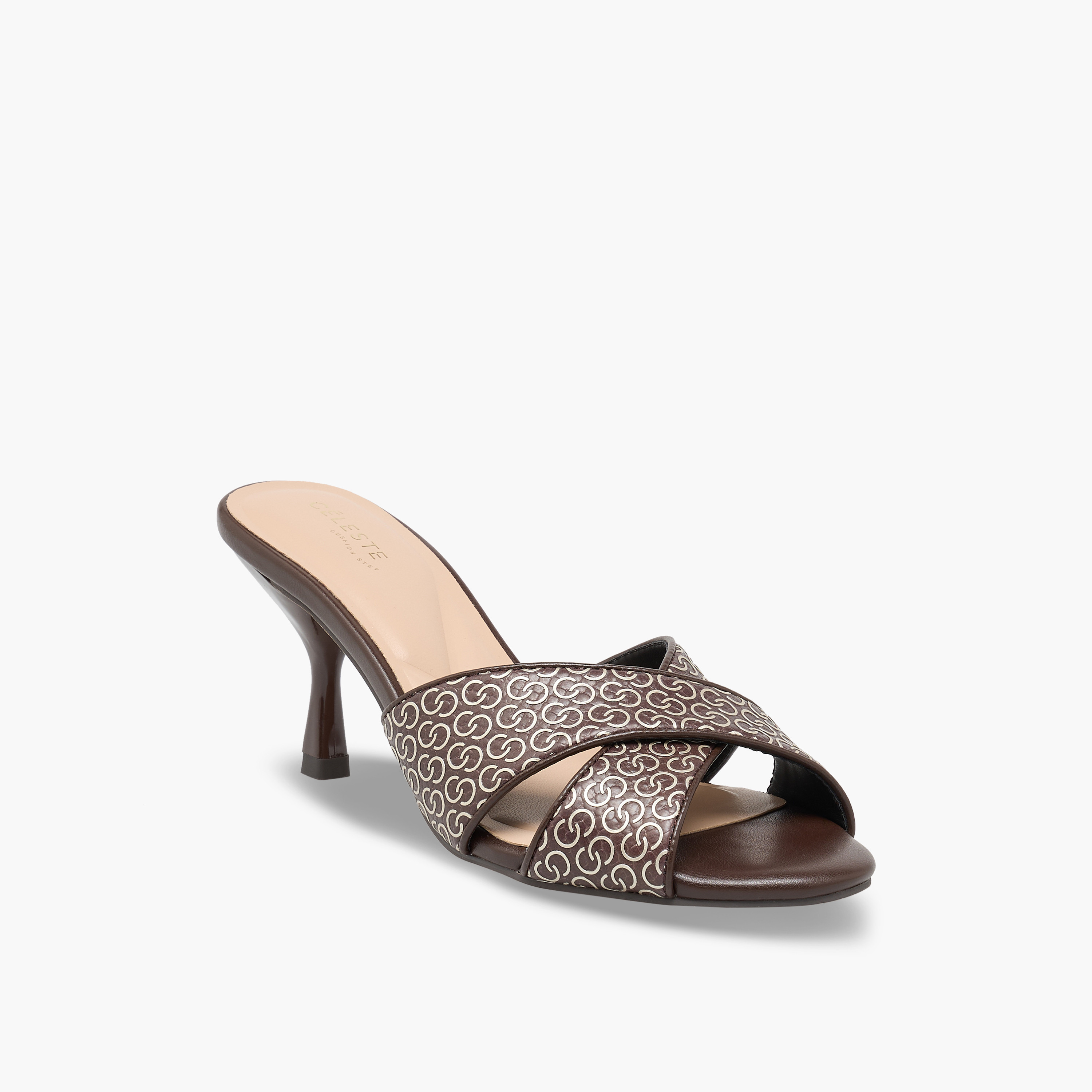 Celeste Women Monogram Print Stiletto Heel Sandals-women-shoes-sandals-heeled-image-2