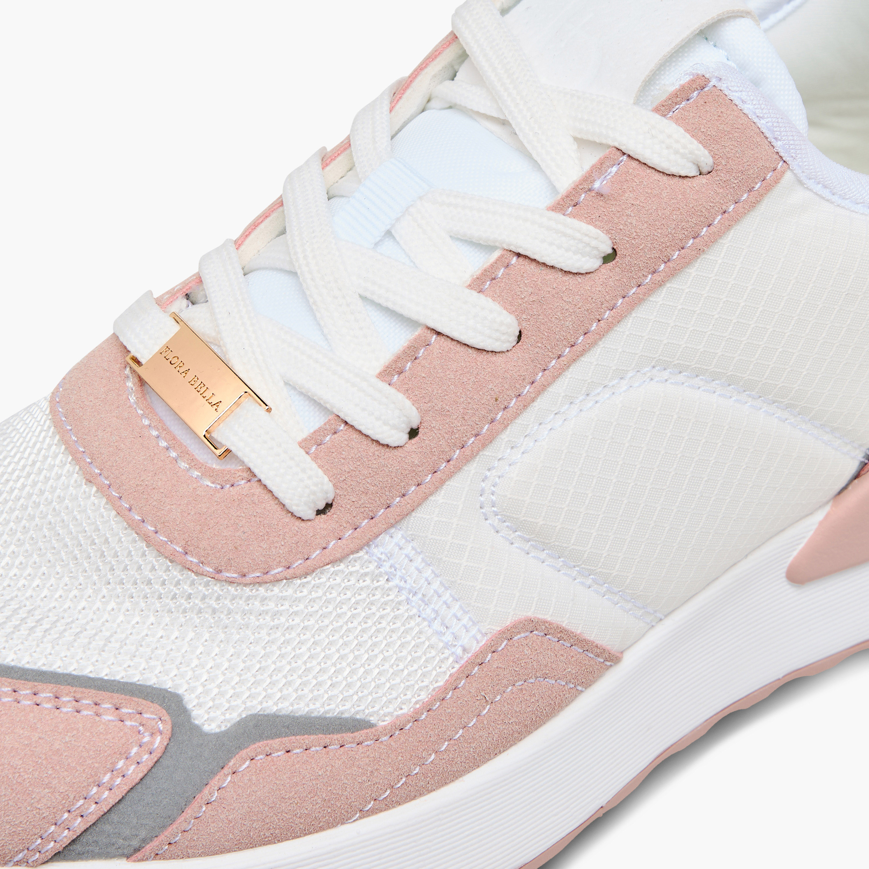 Flora Bella Colourblock Sneakers with Lace-Up Closure-women-shoes-sneakers-image-4
