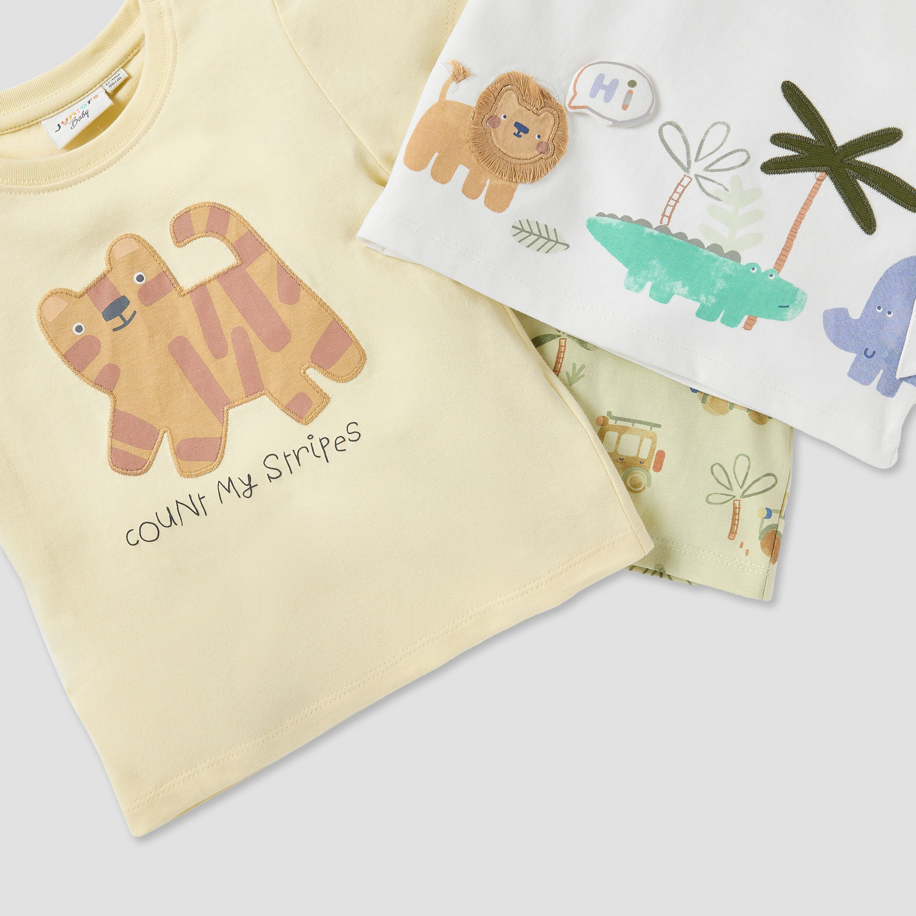 Juniors Animal Print T-shirt with Short Sleeves - Set of 3-baby-boys-clothing-multipacks-image-6