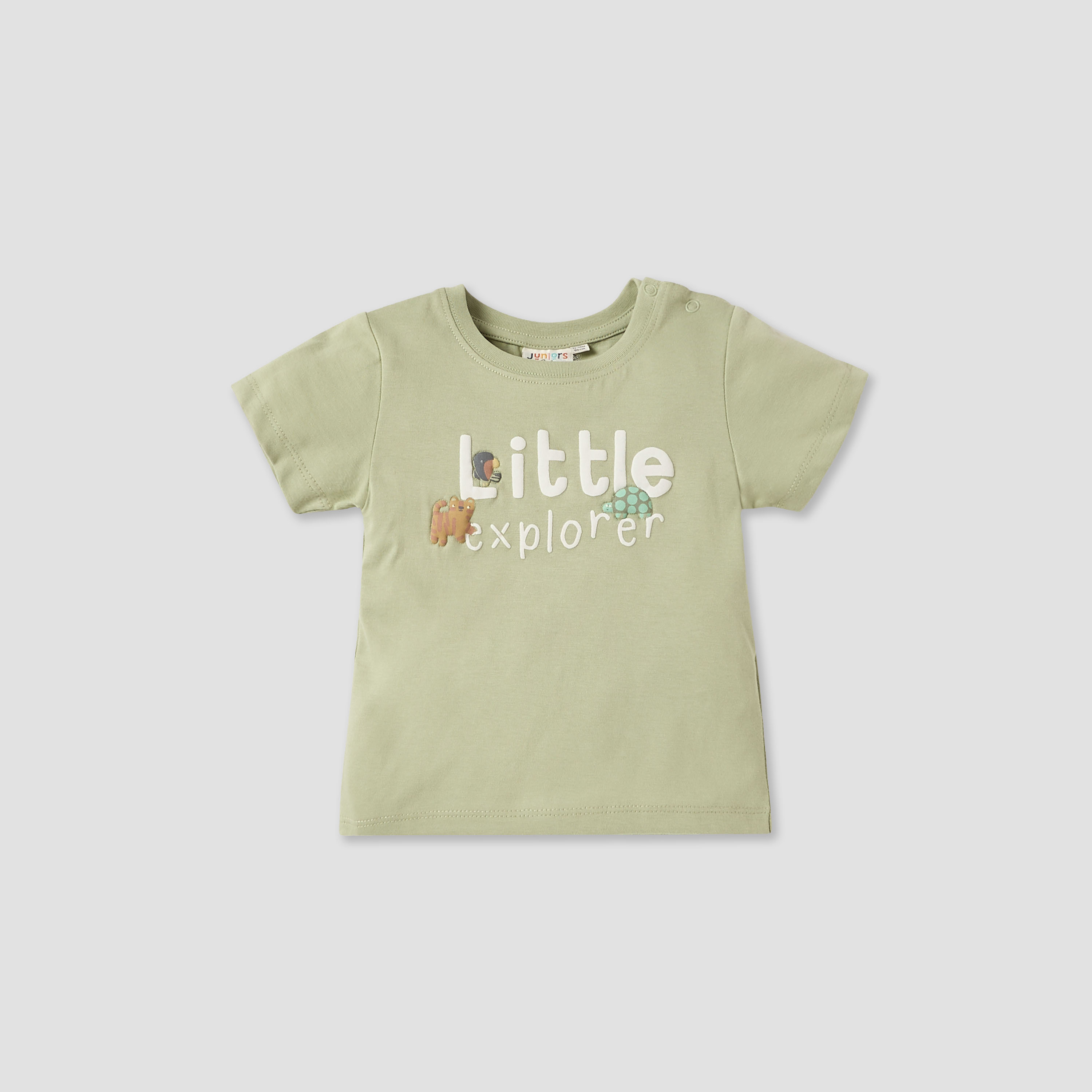 Juniors Graphic Print T-shirt Short Sleeves and Button Closure - Set of 3-baby-boys-clothing-multipacks-image-3