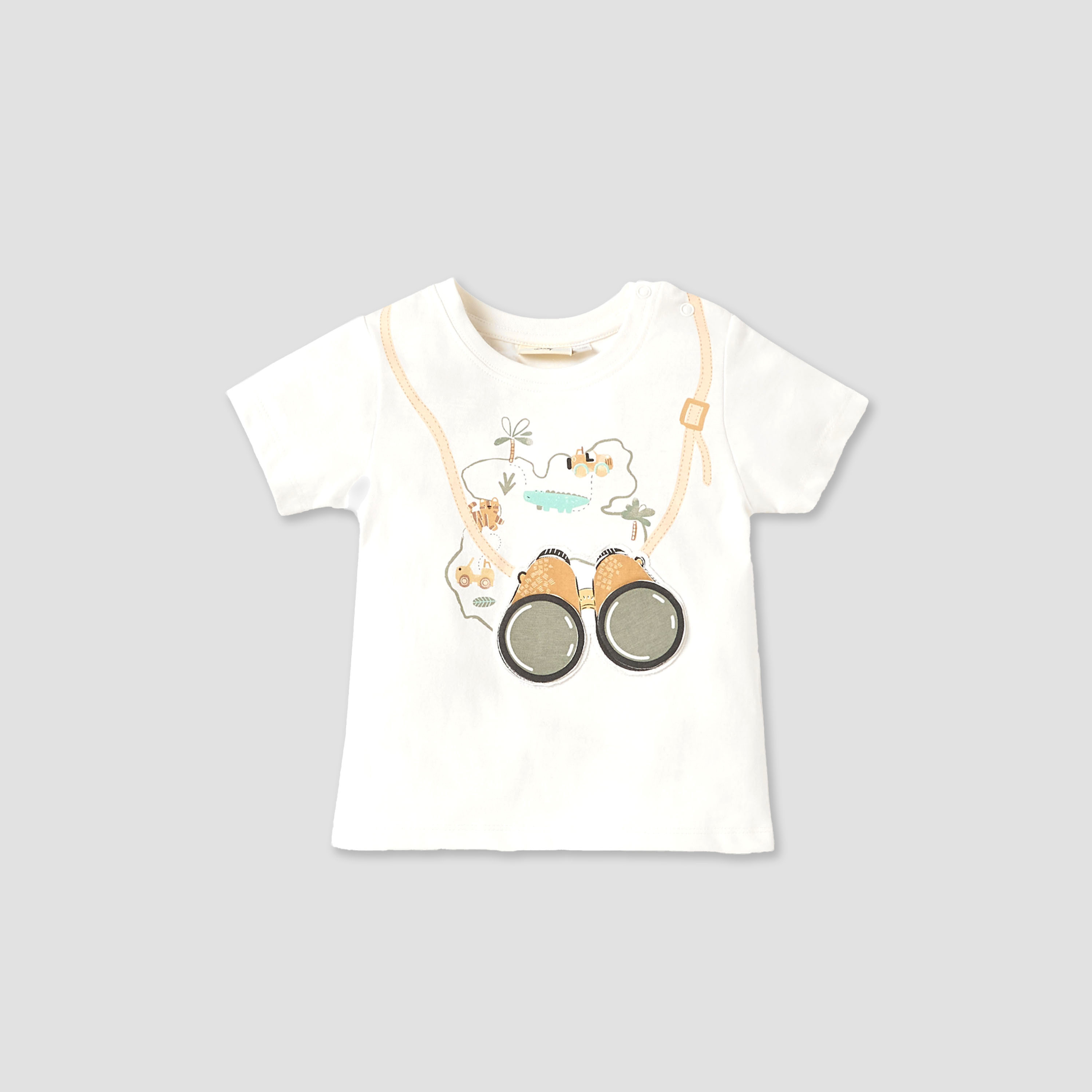 Juniors Graphic Print T-shirt Short Sleeves and Button Closure - Set of 3-baby-boys-clothing-multipacks-image-4