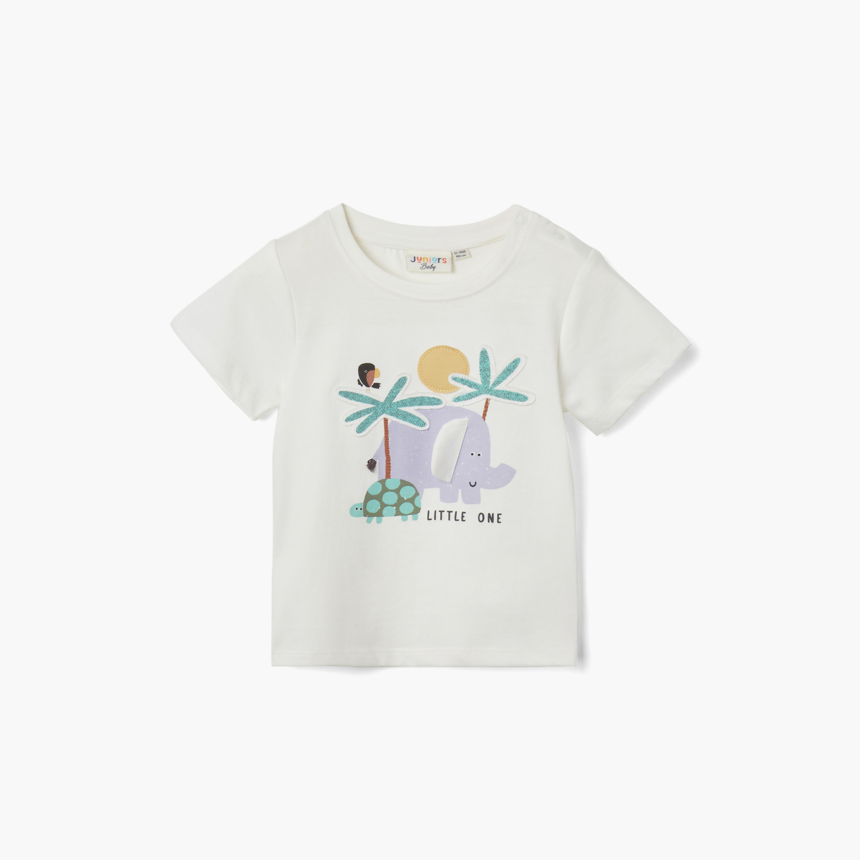 Juniors Printed T-shirt with Short Sleeves - Set of 3-baby-boys-clothing-multipacks-image-3