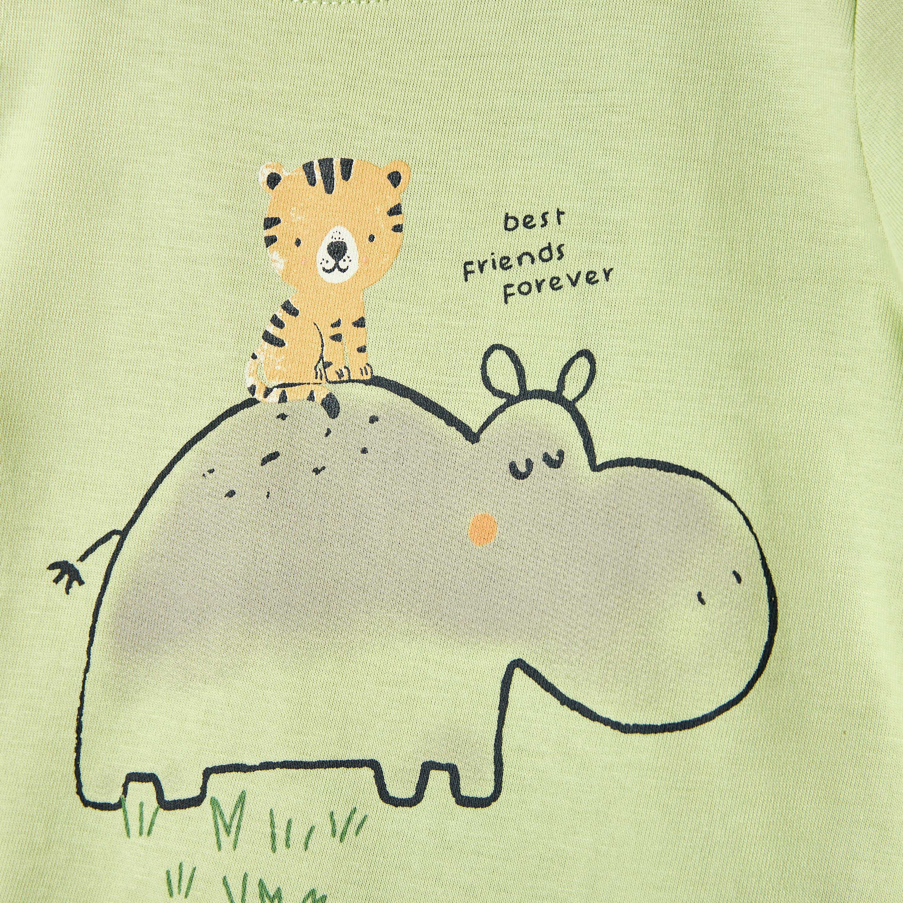 Juniors Graphic Print T-shirt Short Sleeves and Button Closure-baby-boys-clothing-tshirtsandpolos-image-4