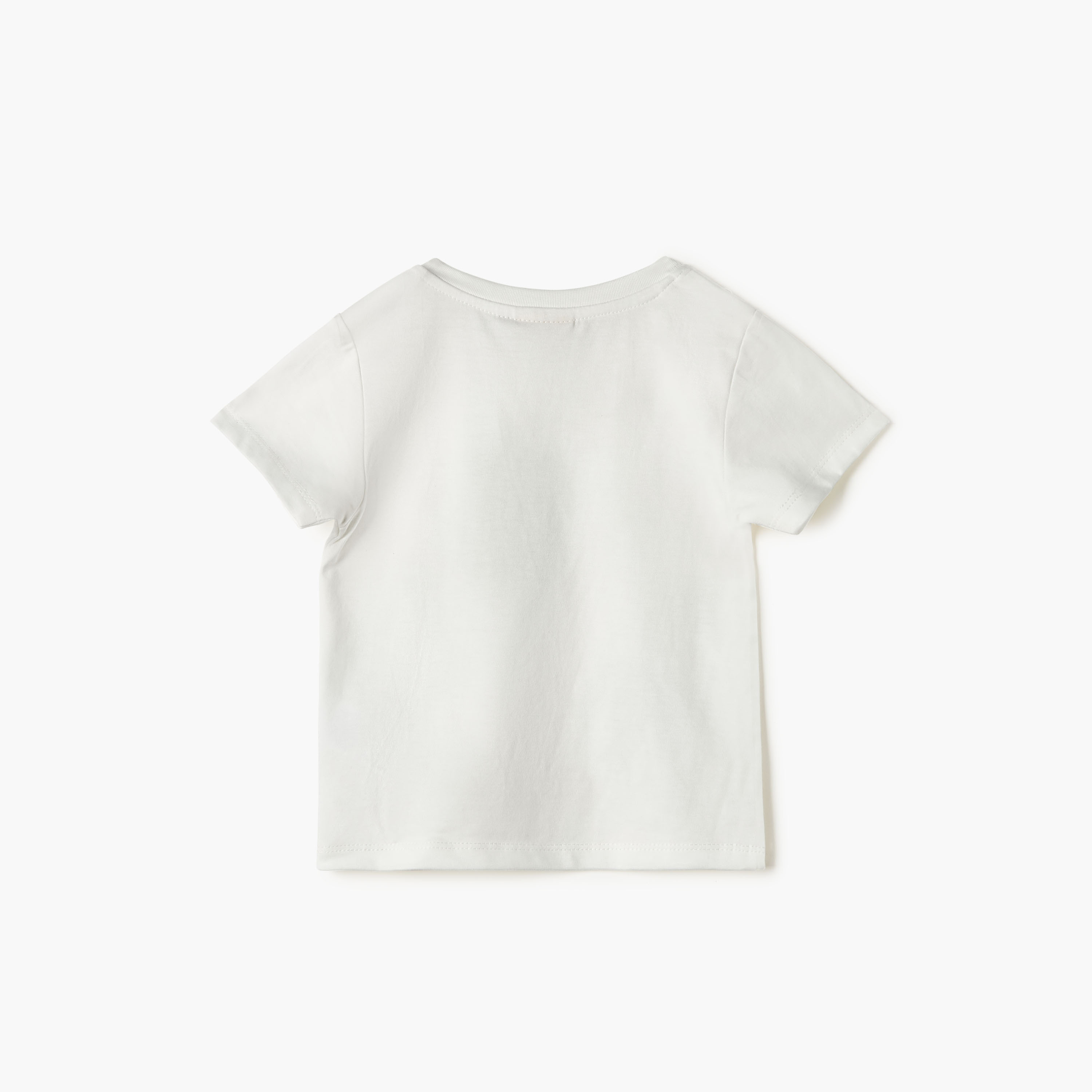Juniors Animal Print T-shirt with Short Sleeves and Button Closure-baby-boys-clothing-tshirtsandpolos-image-2
