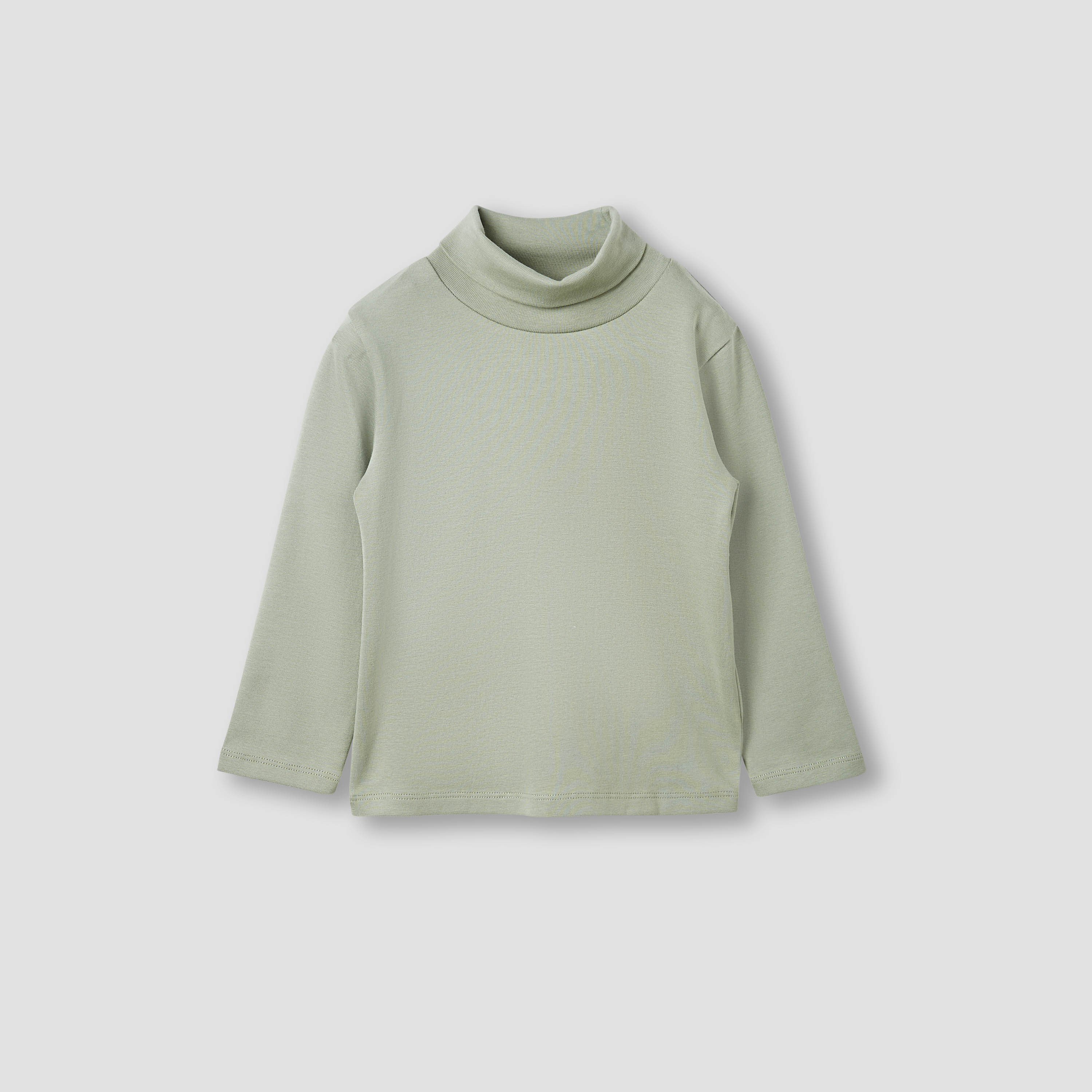 Juniors Solid Turtle Neck T-shirt with Long Sleeves - Set of 2-baby-boys-clothing-tshirtsandpolos-image-2