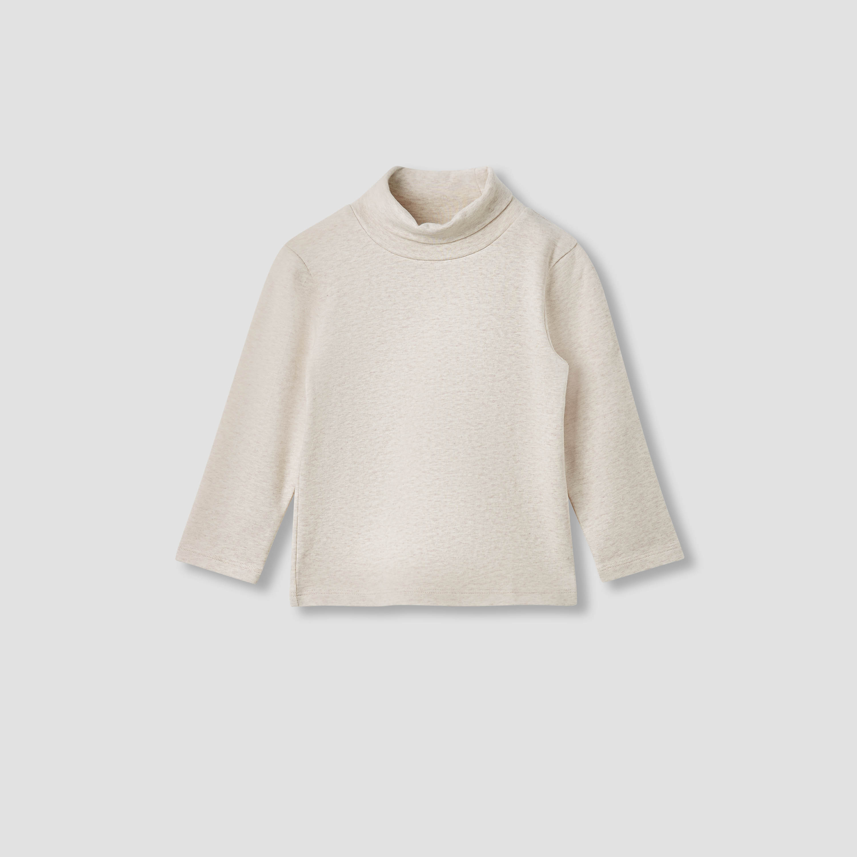 Juniors Solid Turtle Neck T-shirt with Long Sleeves - Set of 2-baby-boys-clothing-tshirtsandpolos-image-3