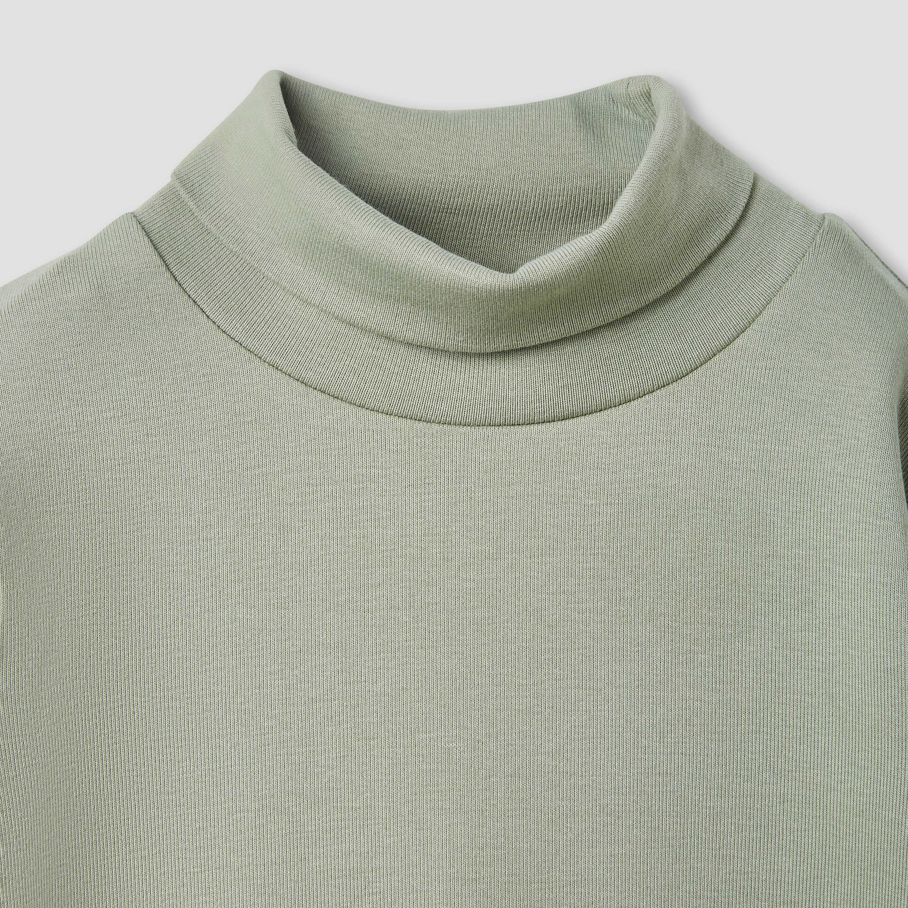 Juniors Solid Turtle Neck T-shirt with Long Sleeves - Set of 2-baby-boys-clothing-tshirtsandpolos-image-4