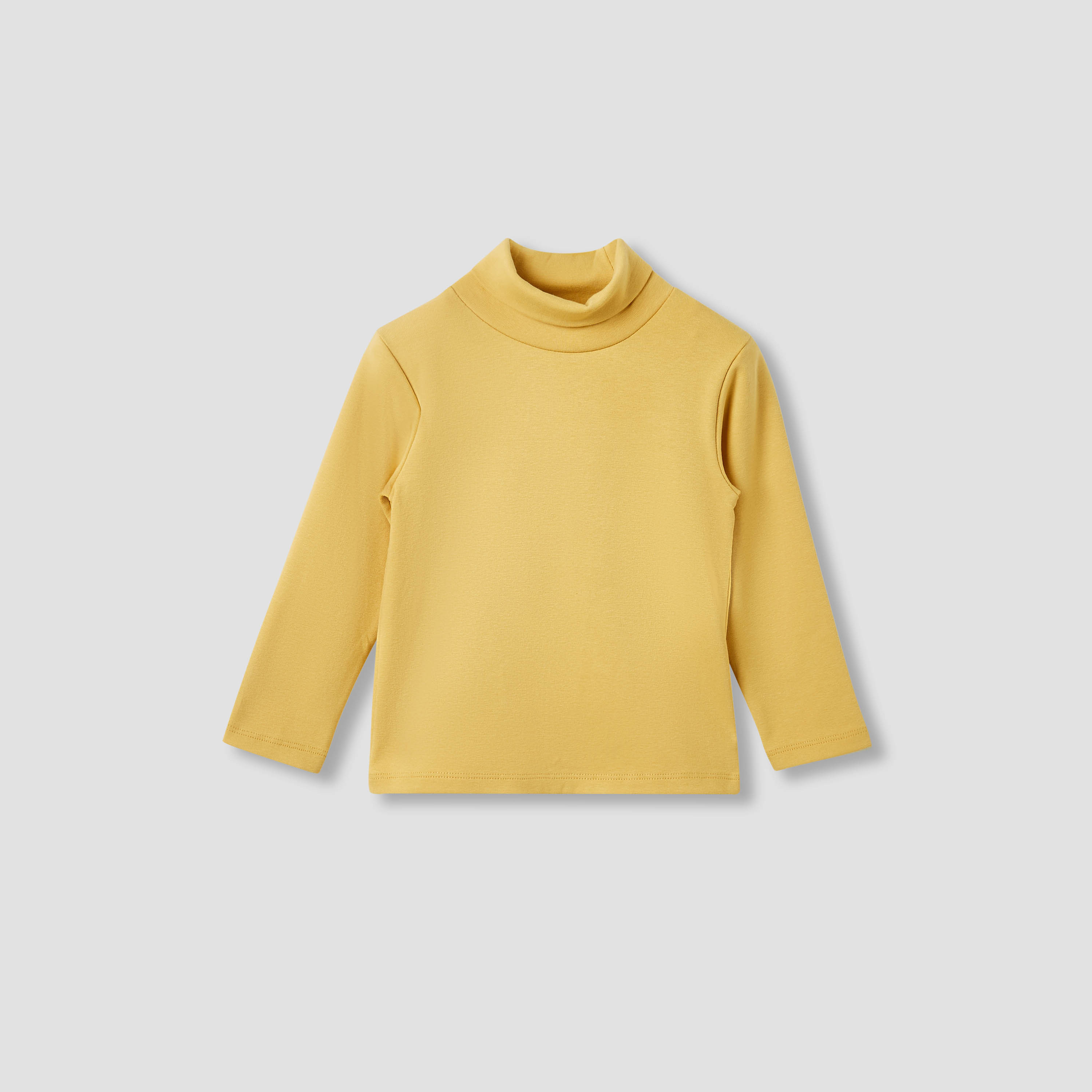 Juniors Solid Turtle Neck T-shirt with Long Sleeves - Set of 2-baby-boys-clothing-tshirtsandpolos-image-2