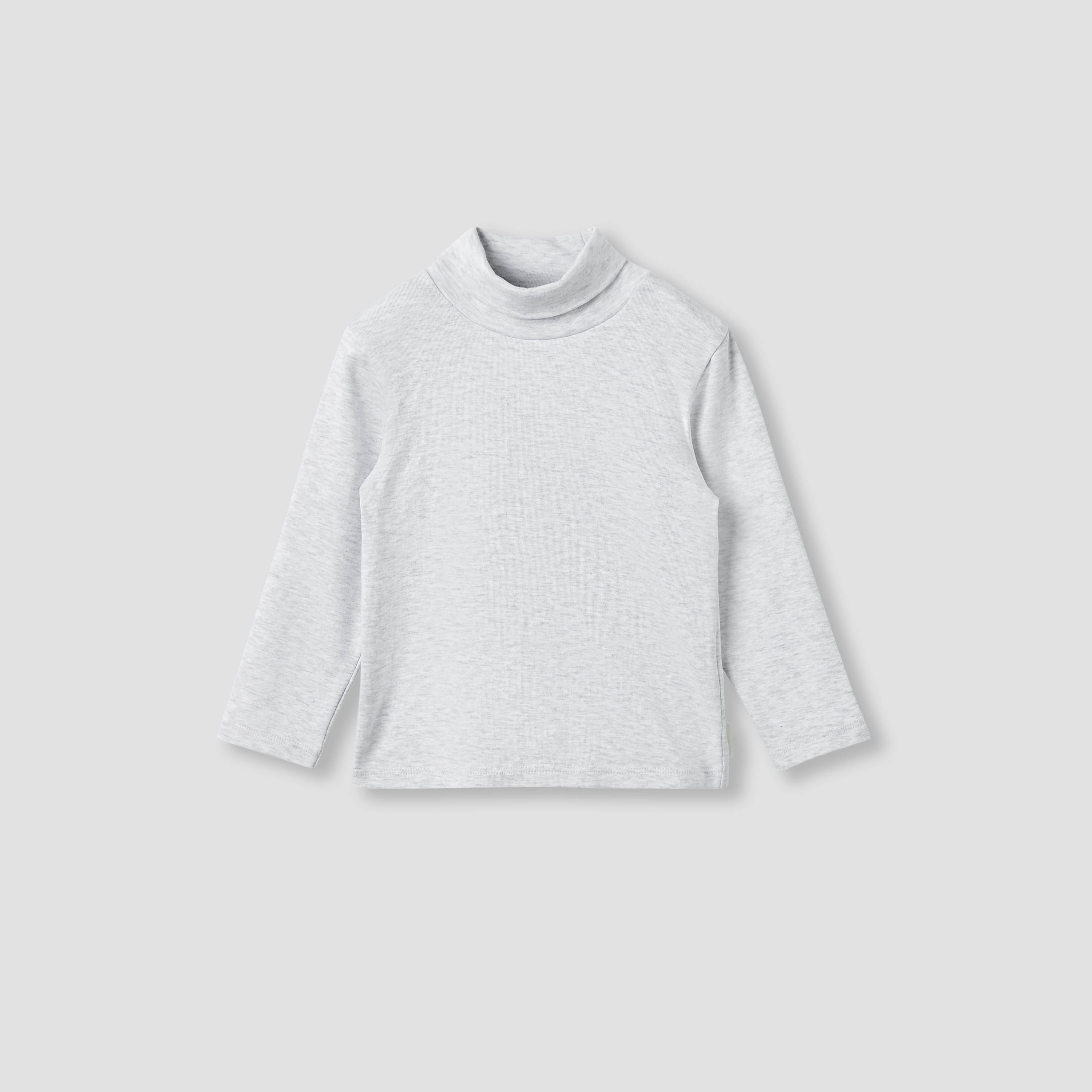 Juniors Solid Turtle Neck T-shirt with Long Sleeves - Set of 2-baby-boys-clothing-tshirtsandpolos-image-3